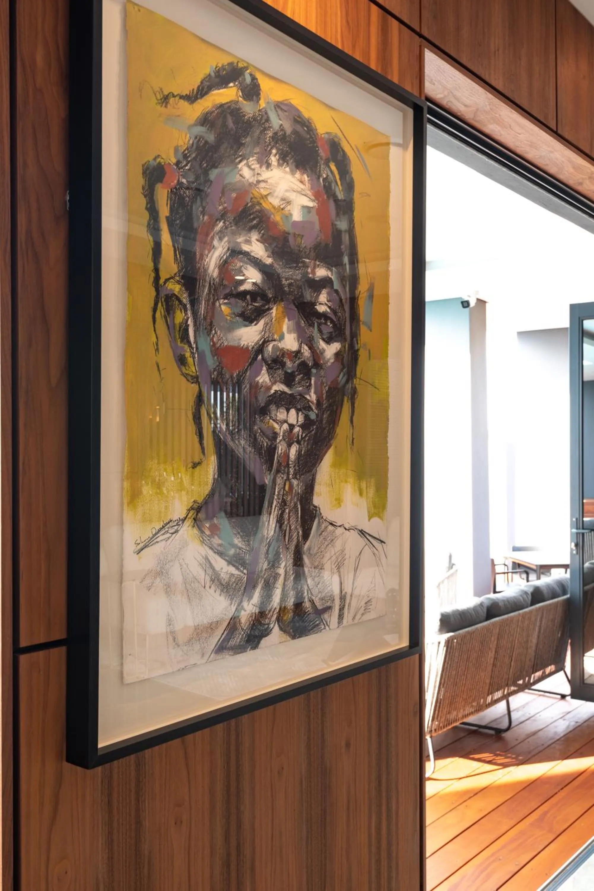 Decorative detail in Anfani Boutique Hotel