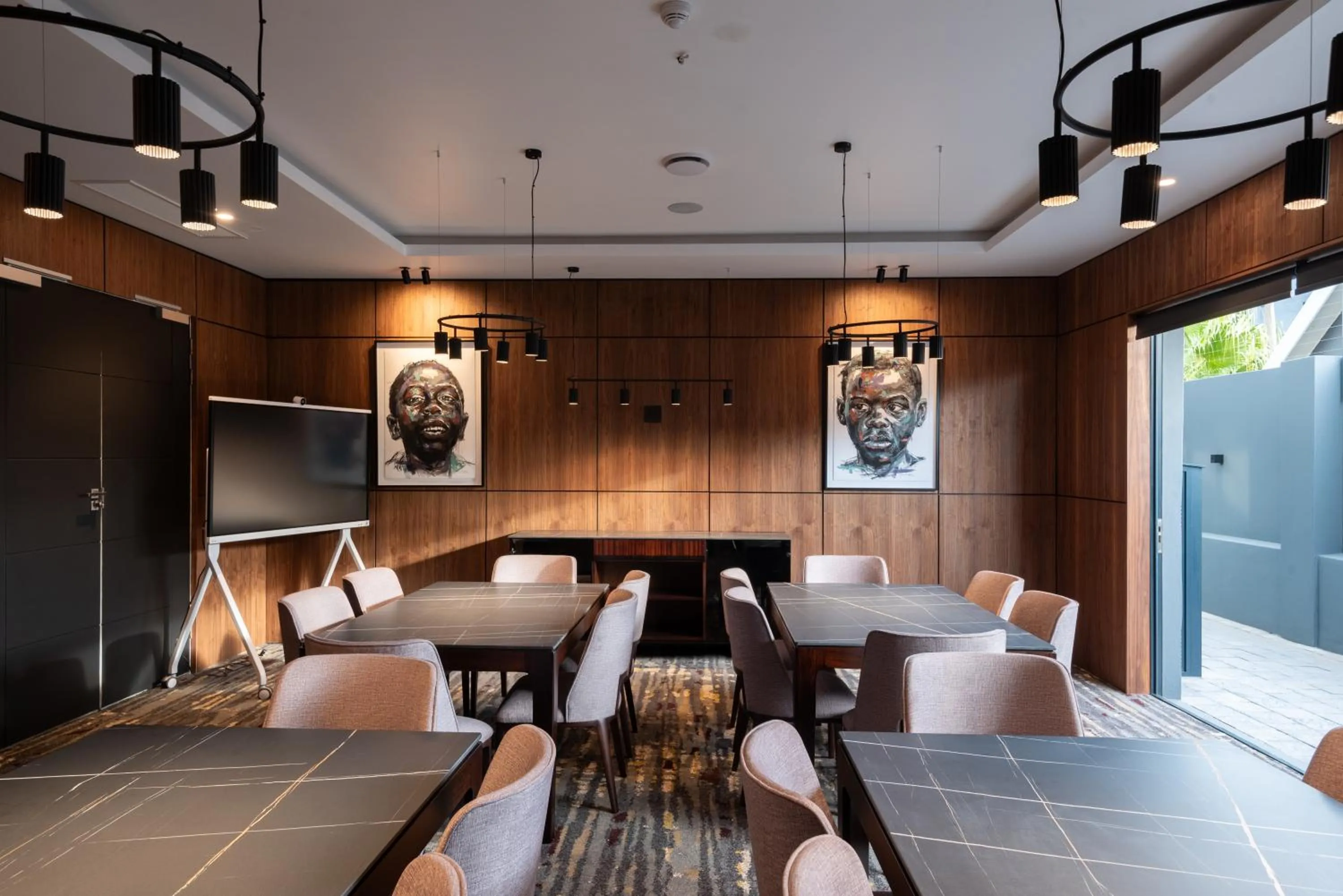 Seating area in Anfani Boutique Hotel