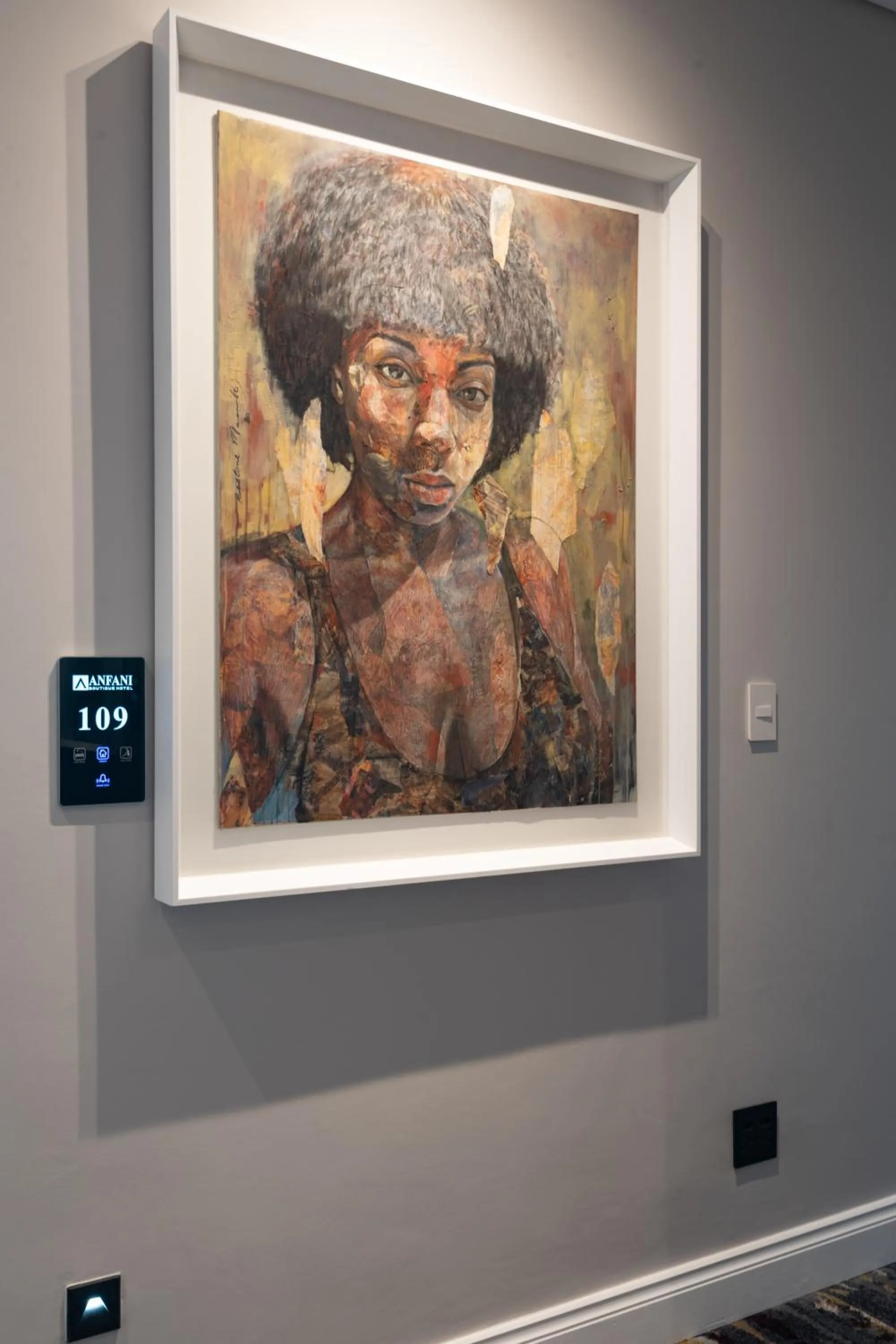 Decorative detail in Anfani Boutique Hotel