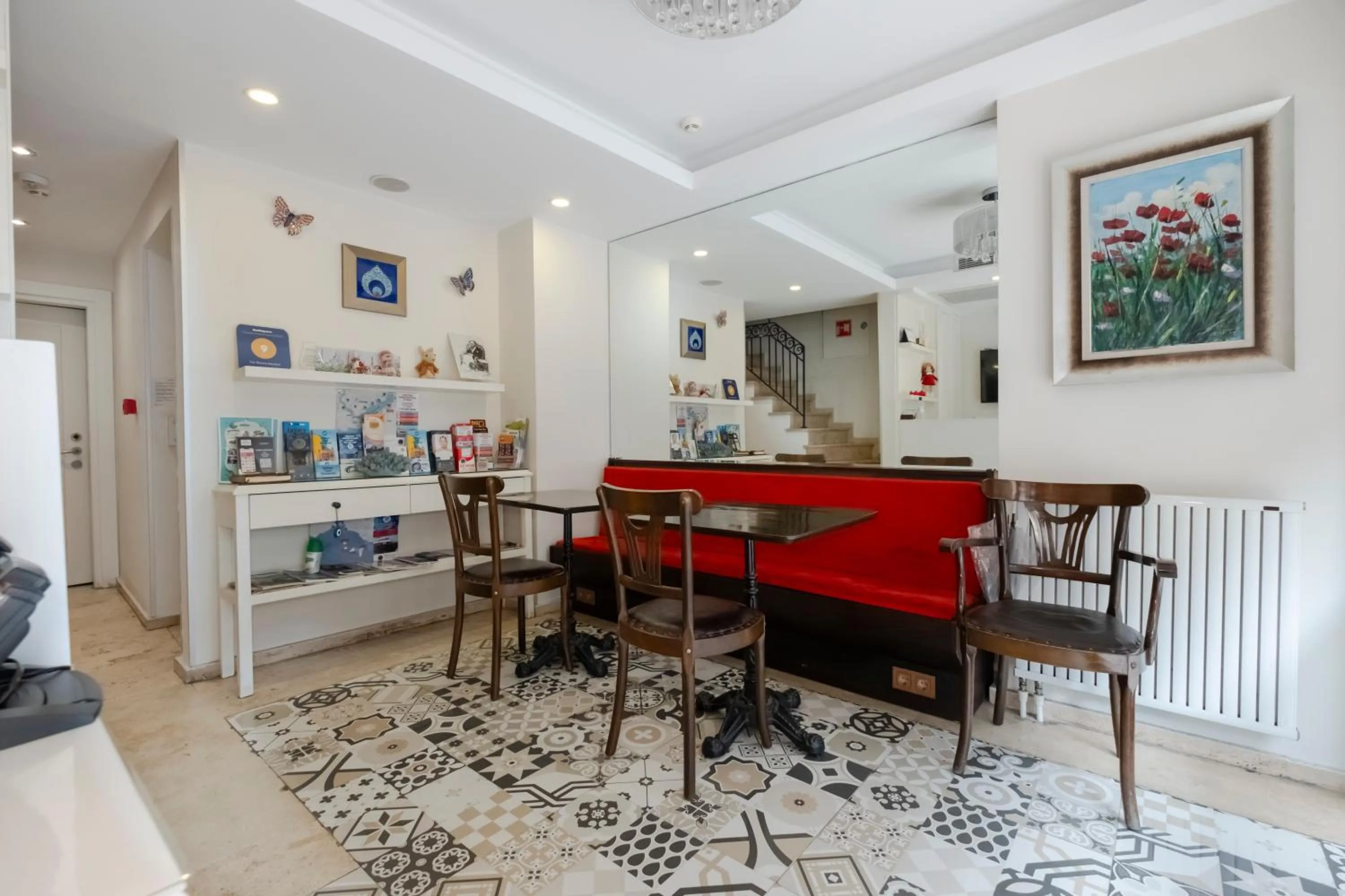 Lobby or reception in Ten Rooms Istanbul Hotel