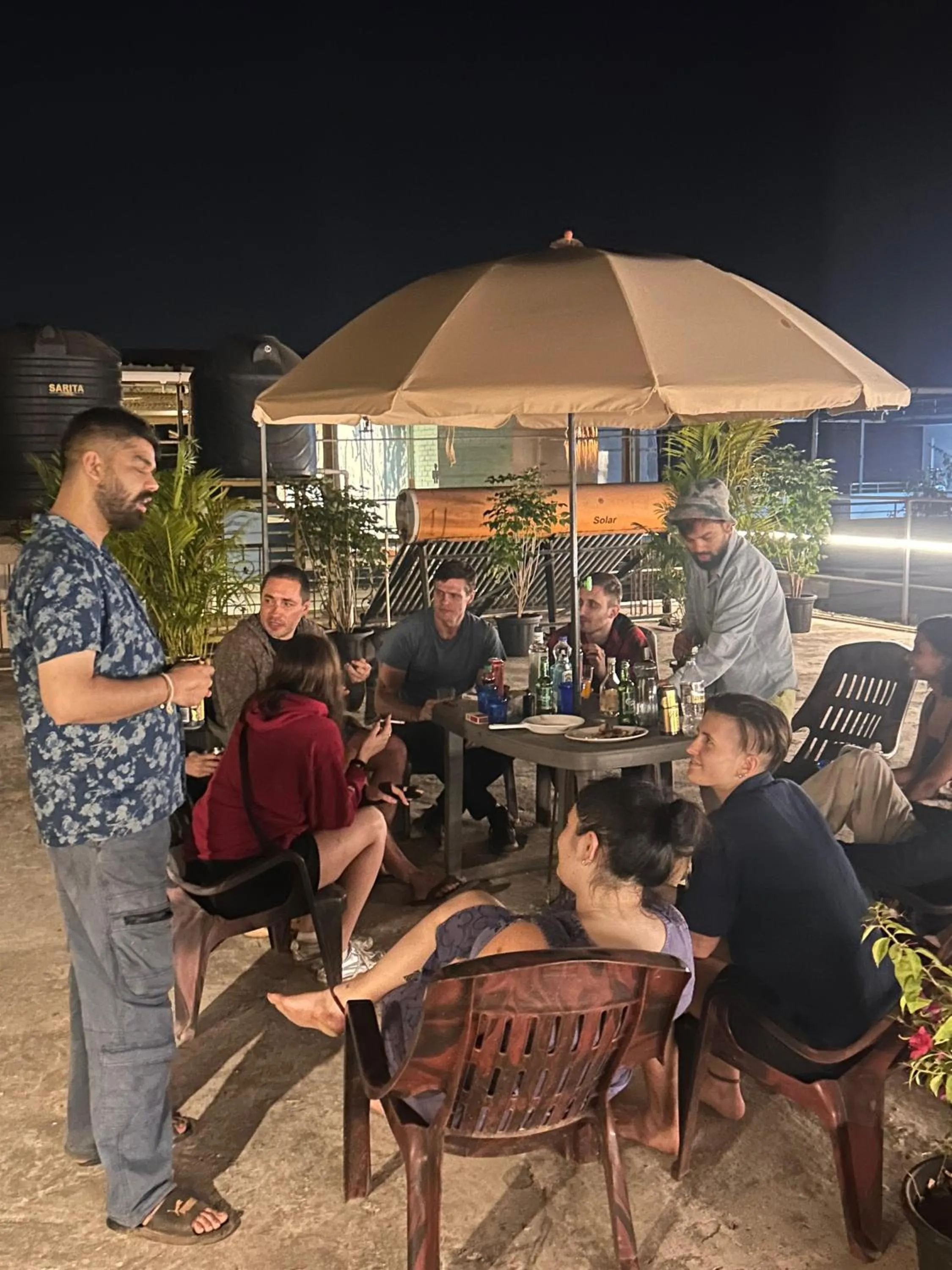 Balcony/Terrace in Last Minute Trip Hostel Morjim-By The Sea