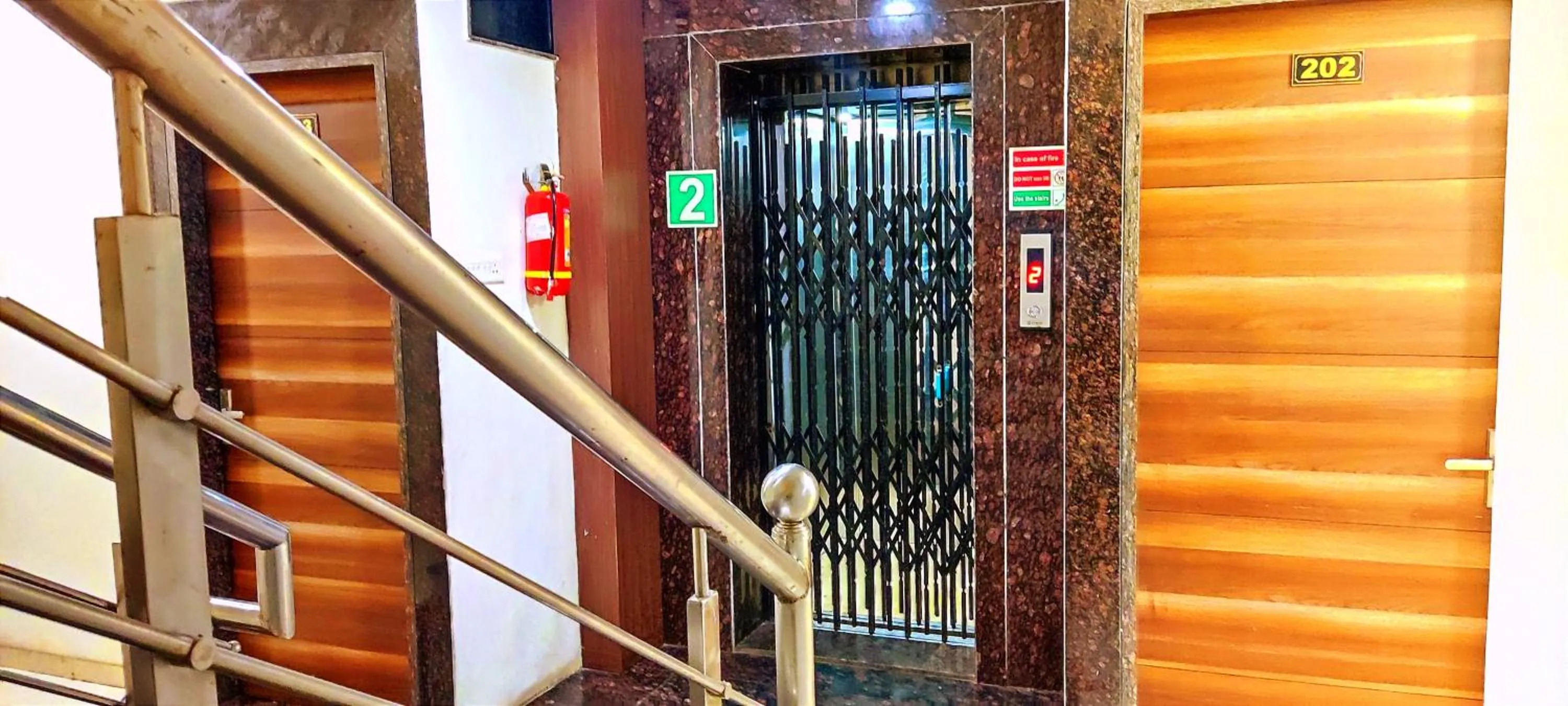 elevator in Hotel Raj Residency