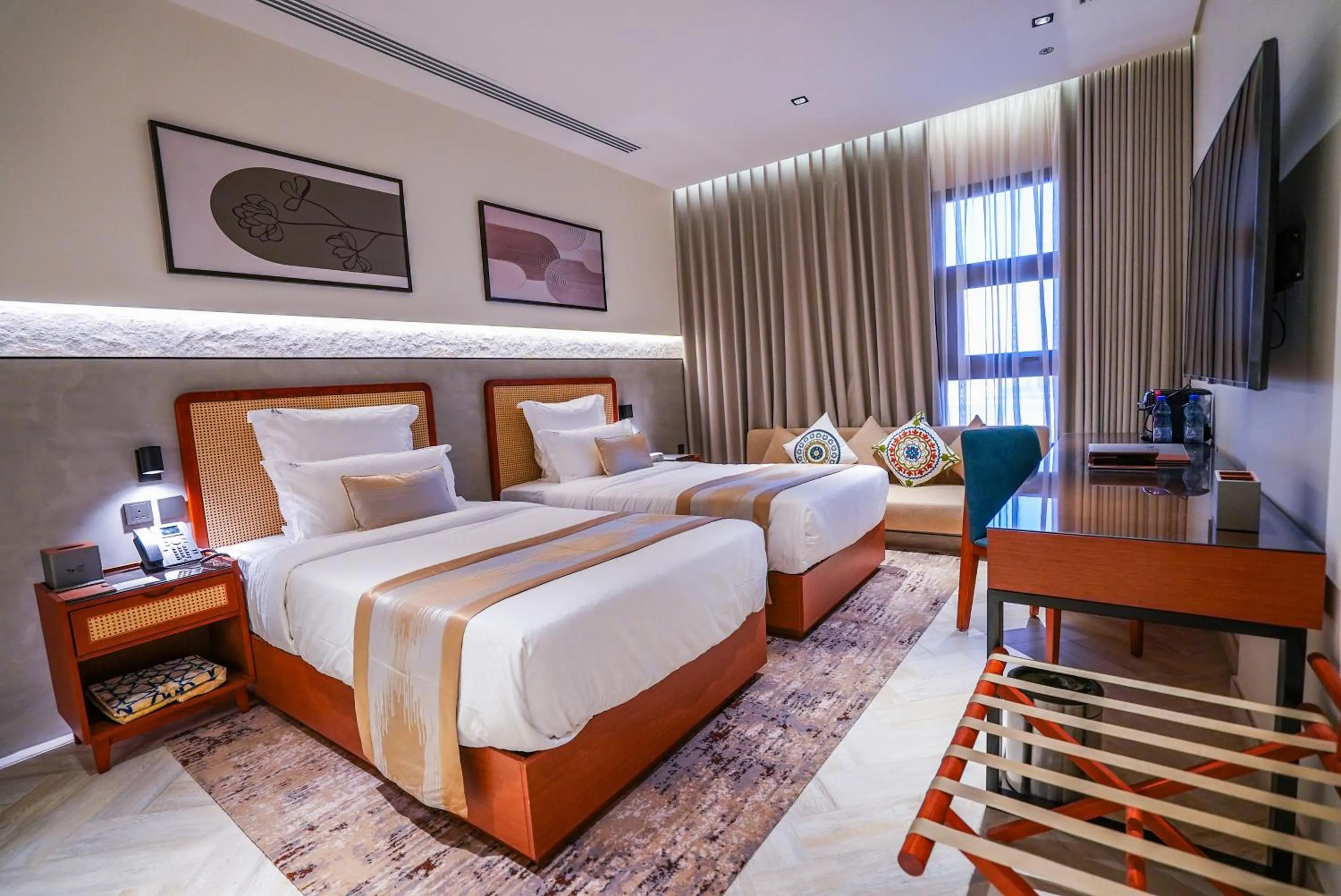 Bed in Vivian Park El Raeid Hotel