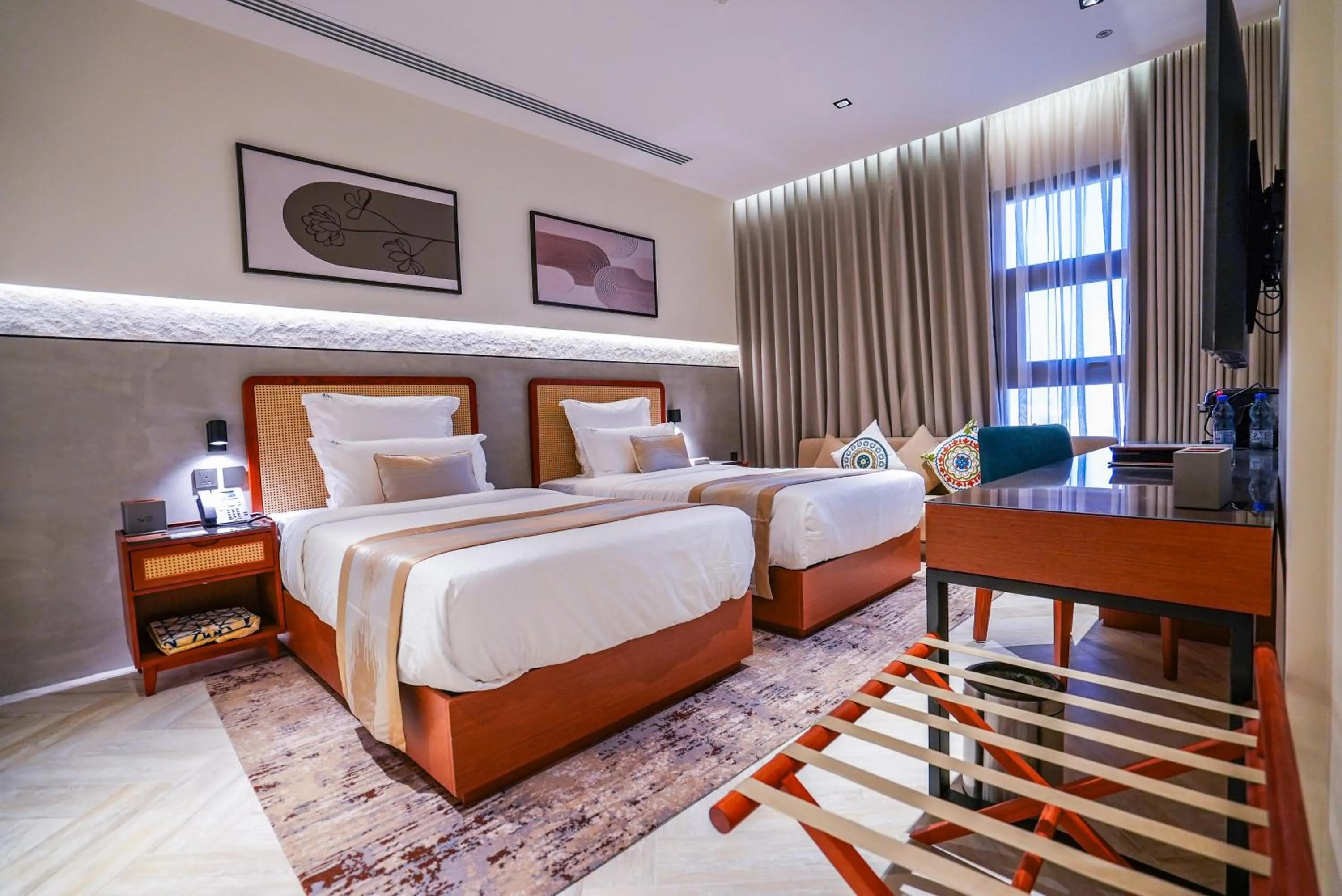 Bed in Vivian Park El Raeid Hotel