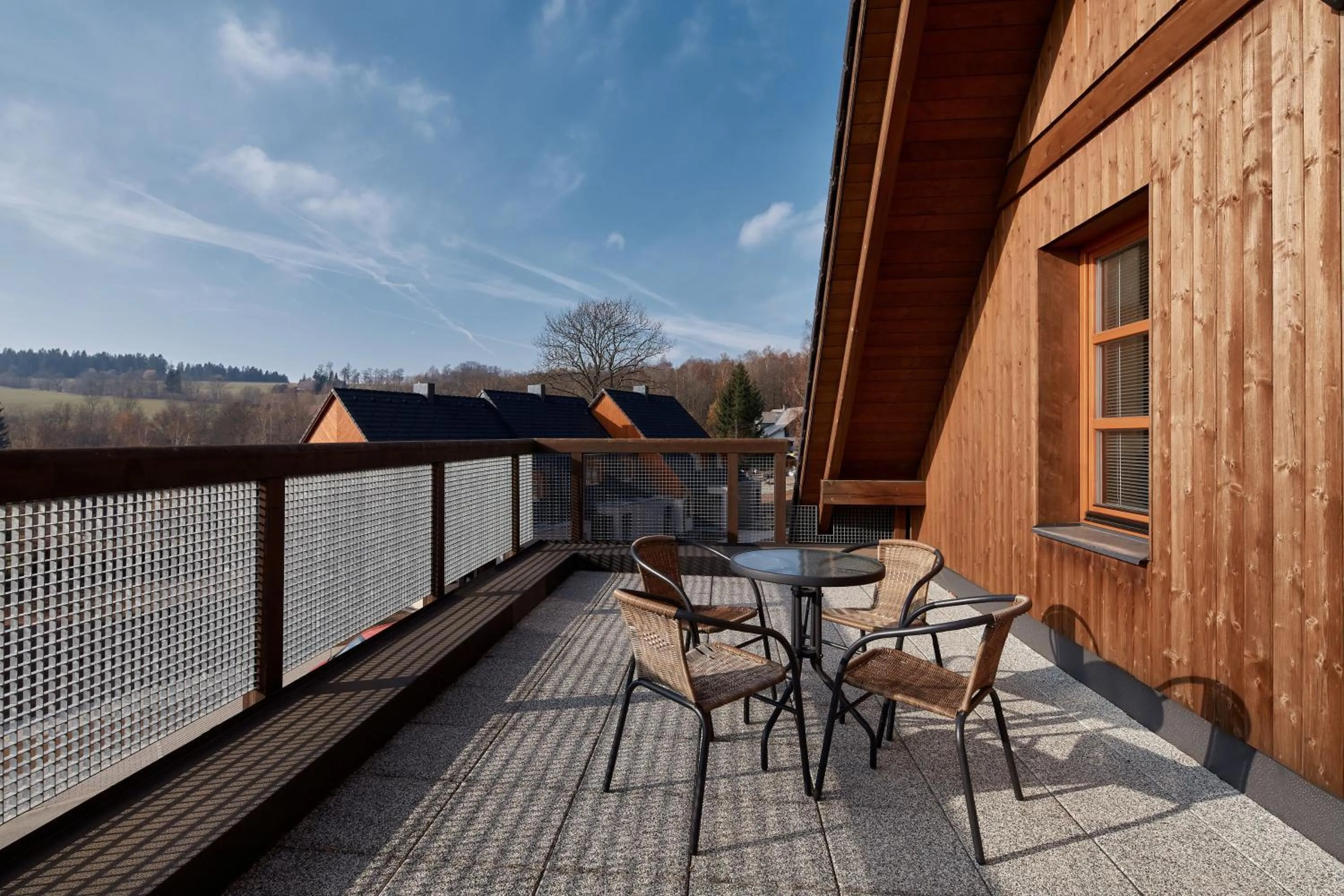 Balcony/Terrace in Wellness Hotel Říčky
