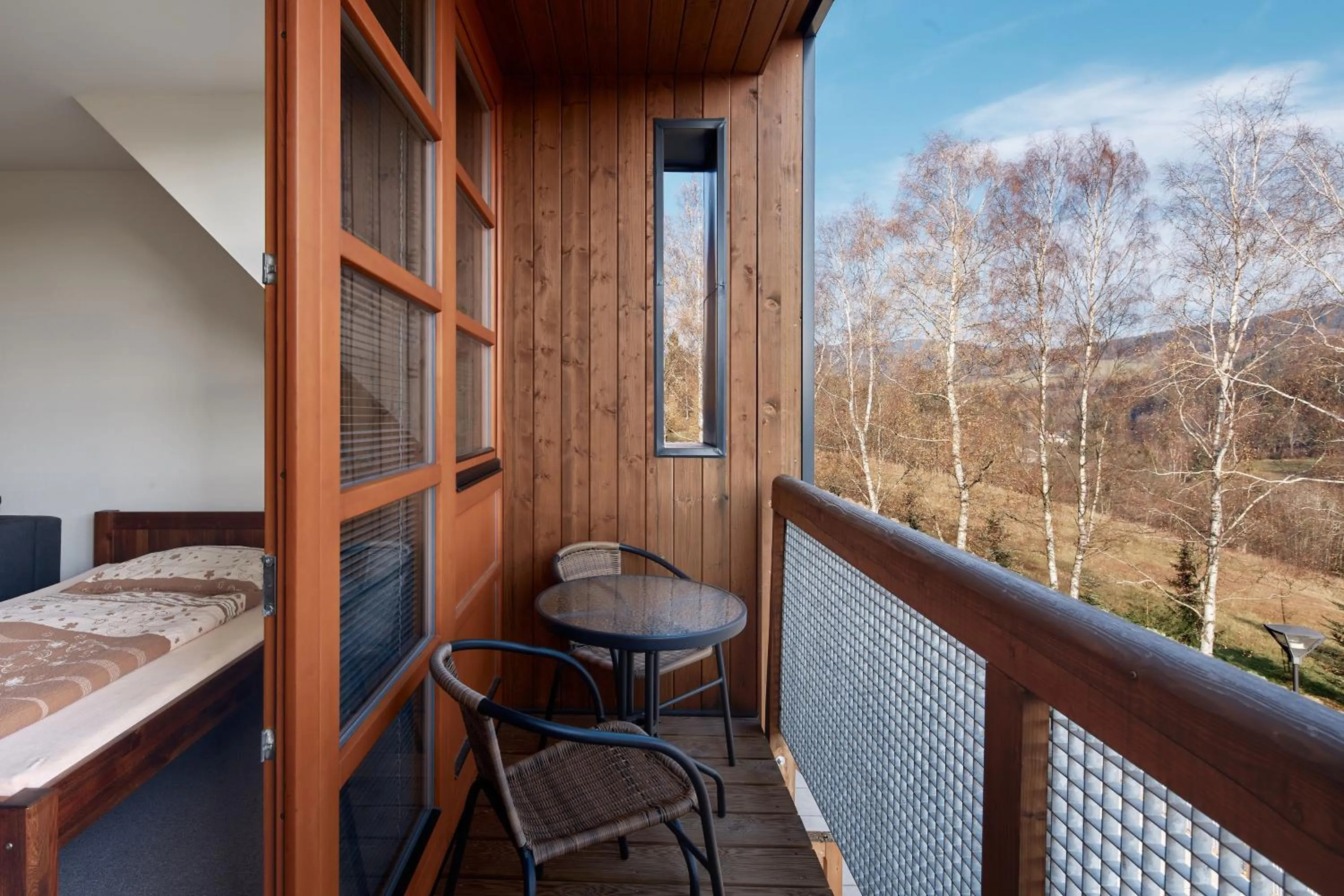 Balcony/Terrace in Wellness Hotel Říčky