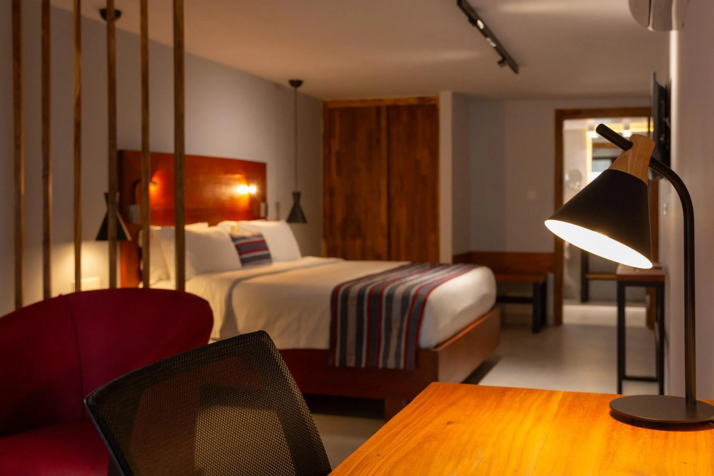 Bed in Hotel Du Lac