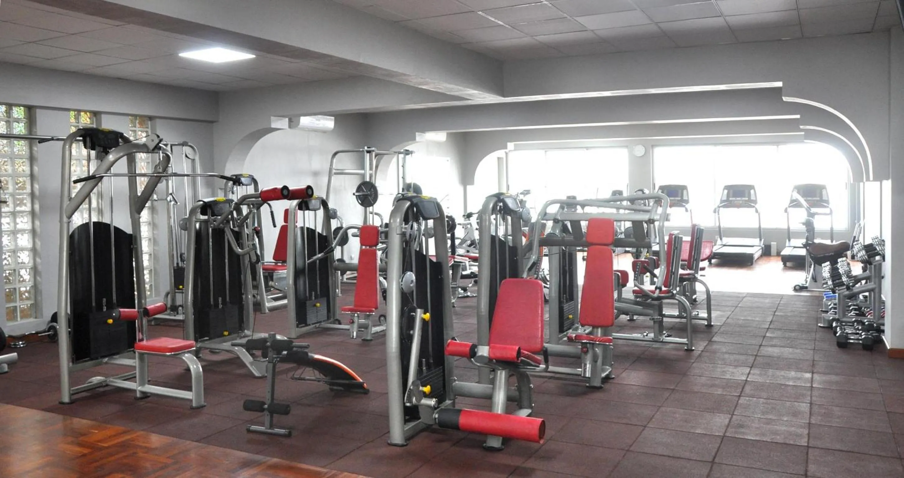Fitness centre/facilities in Hotel Du Lac
