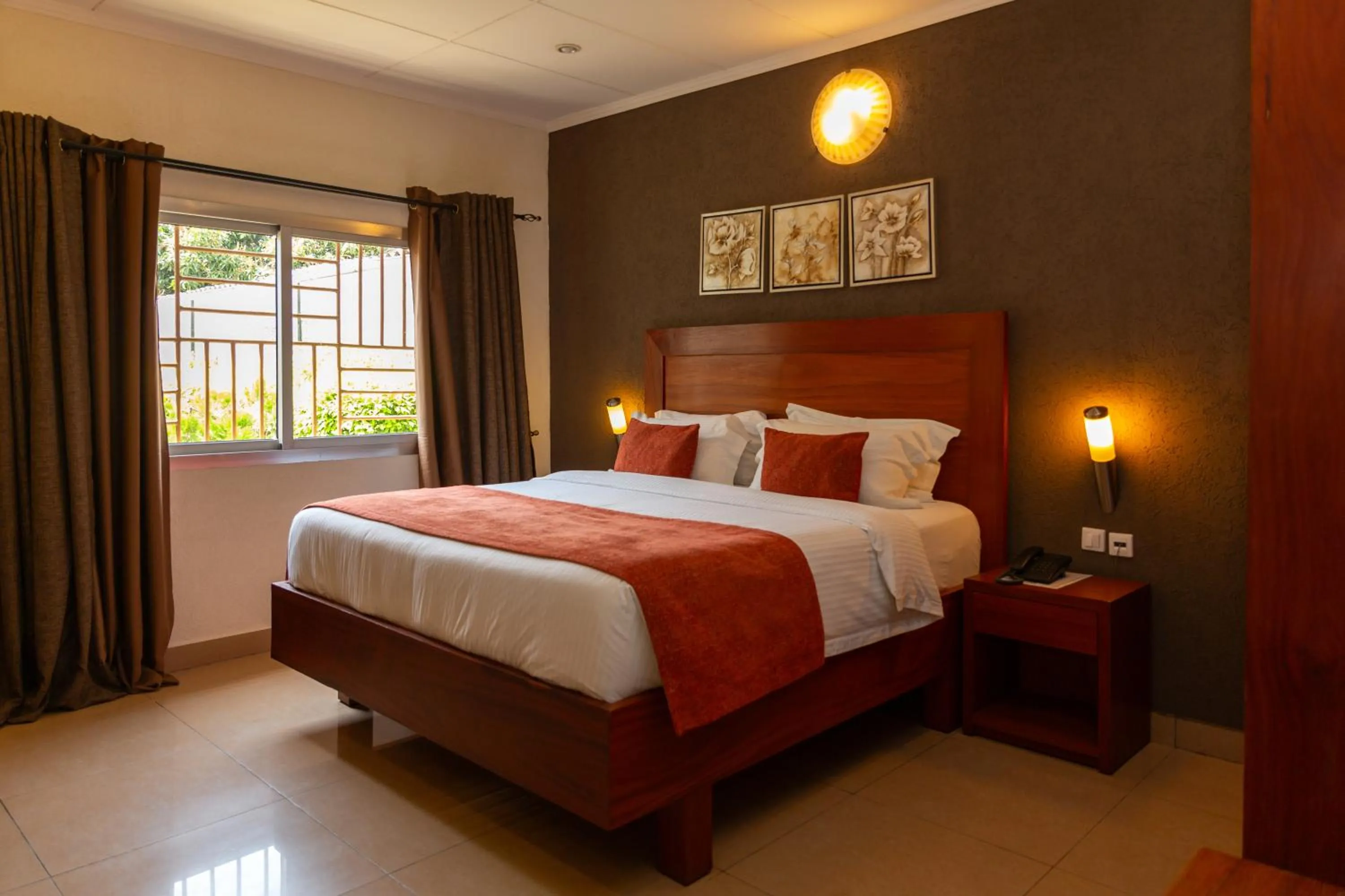Bed in Hotel Du Lac