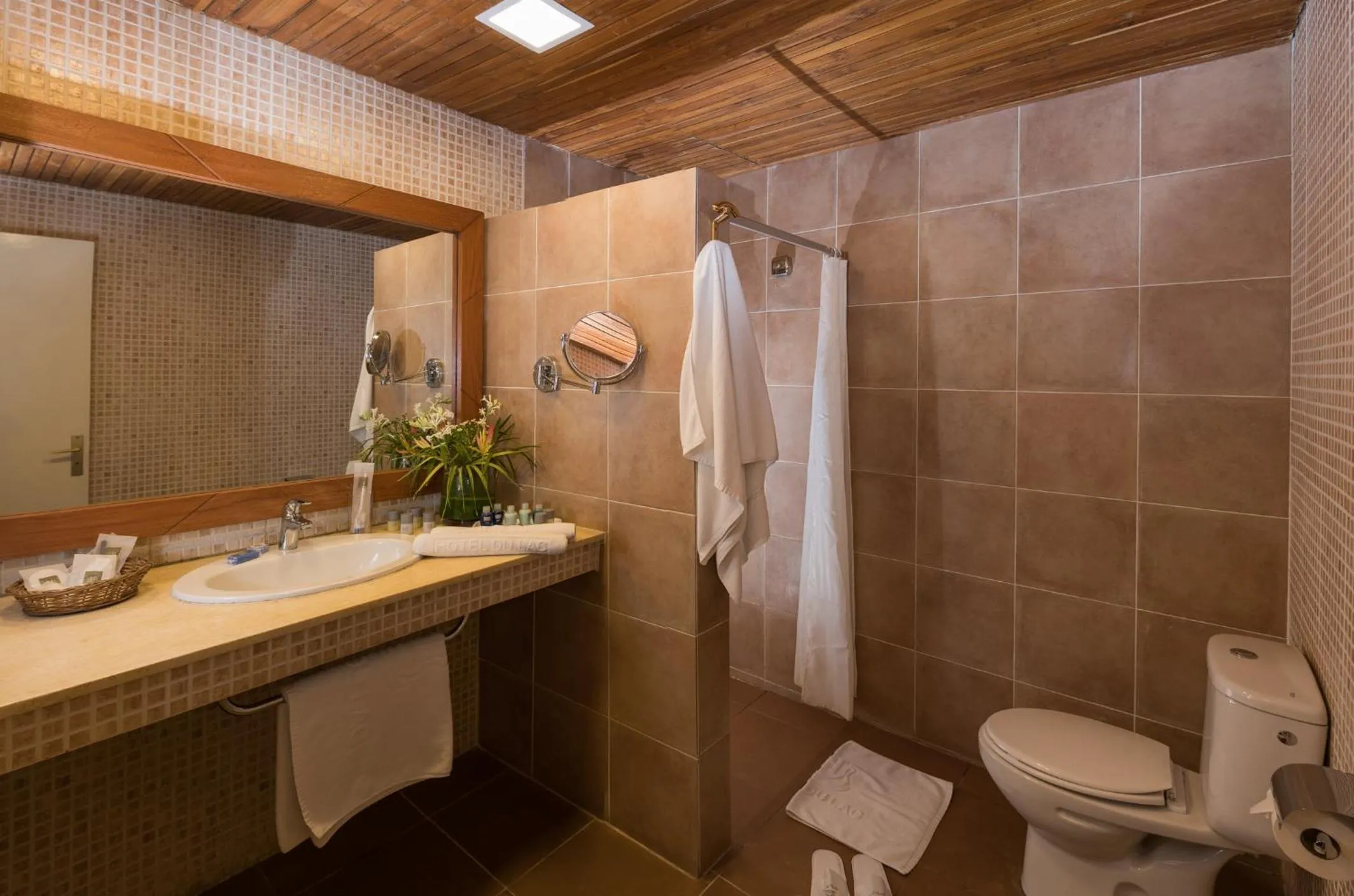 Shower in Hotel Du Lac