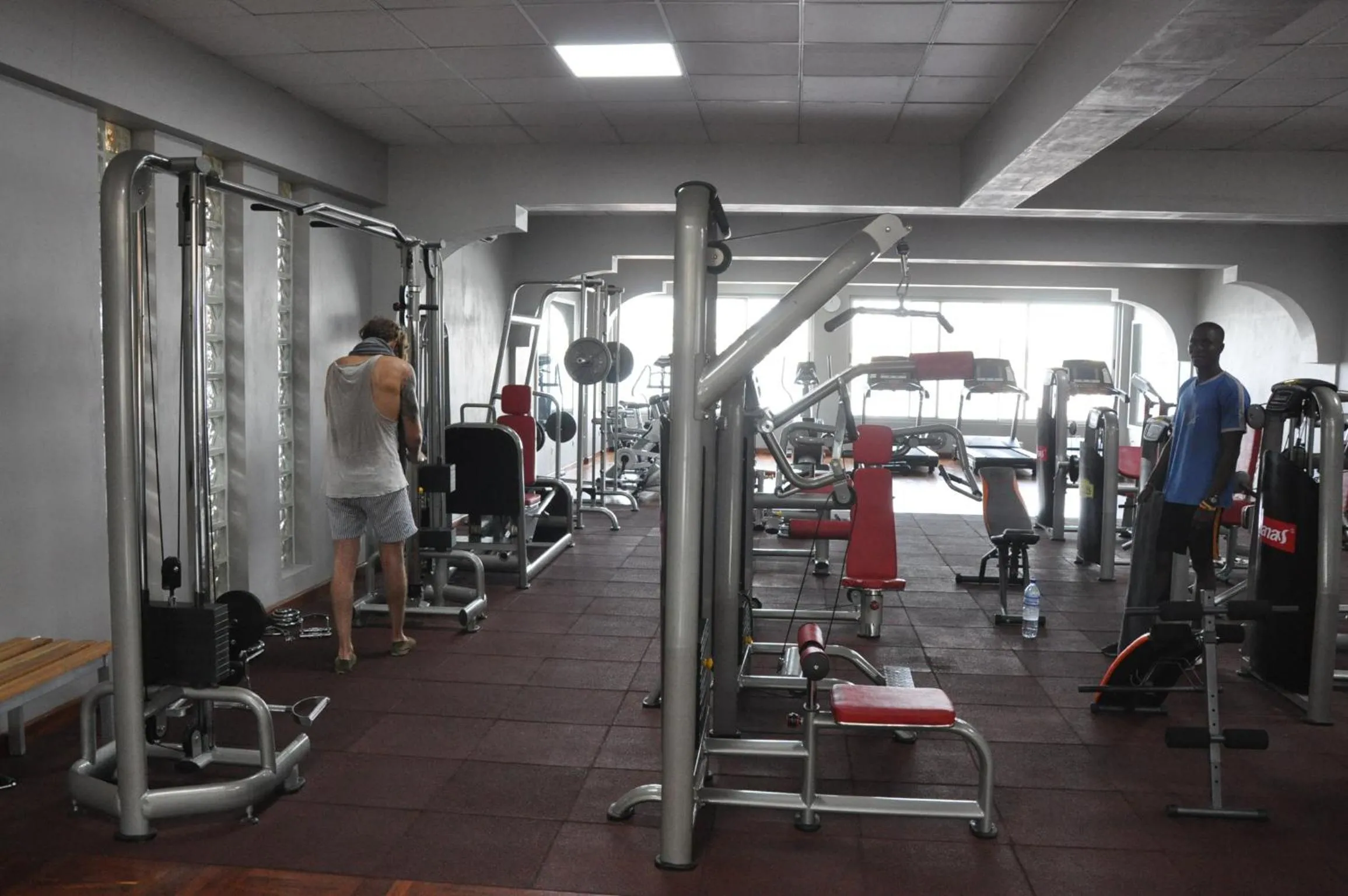 Fitness centre/facilities in Hotel Du Lac