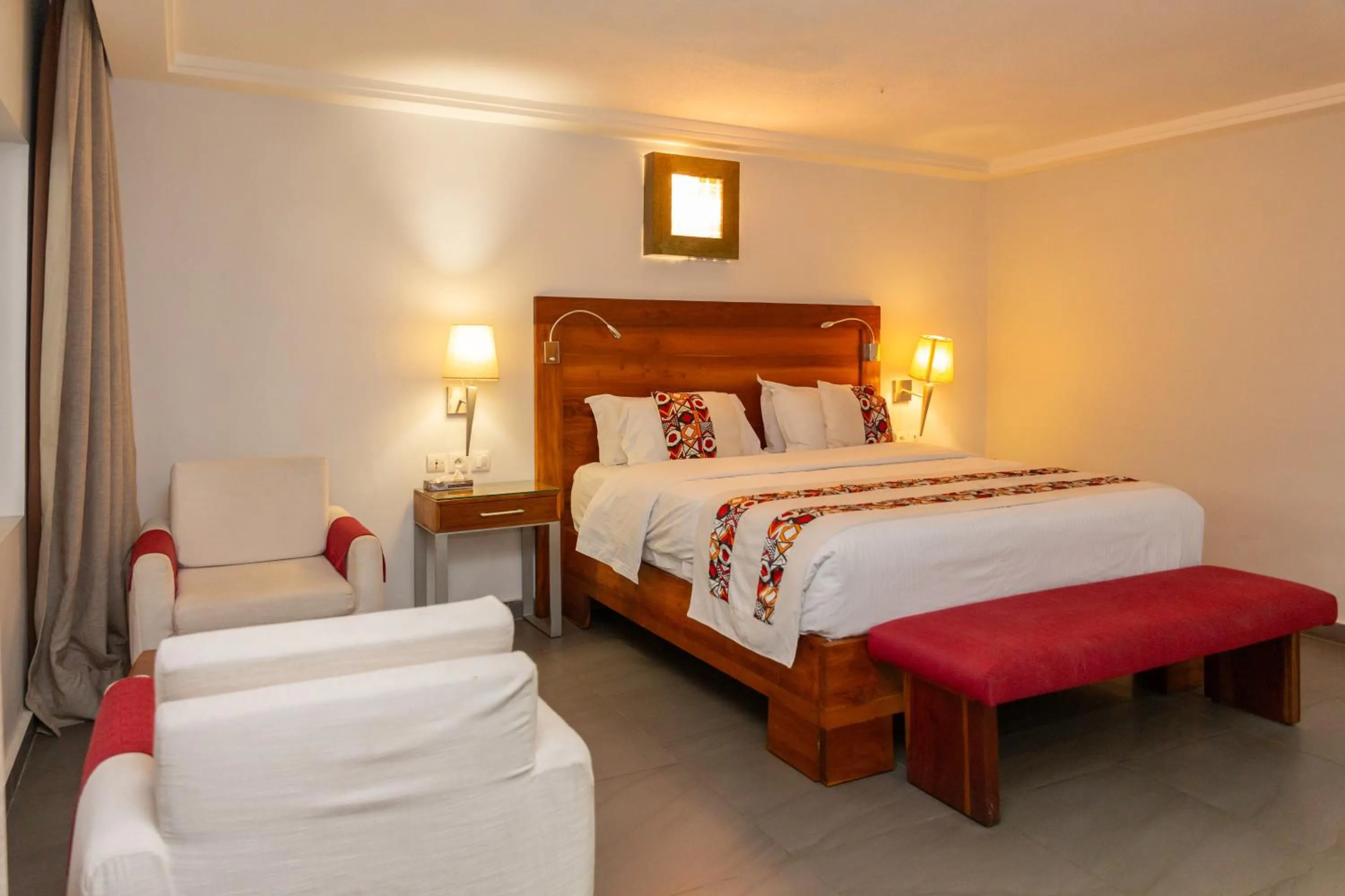 Bed in Hotel Du Lac