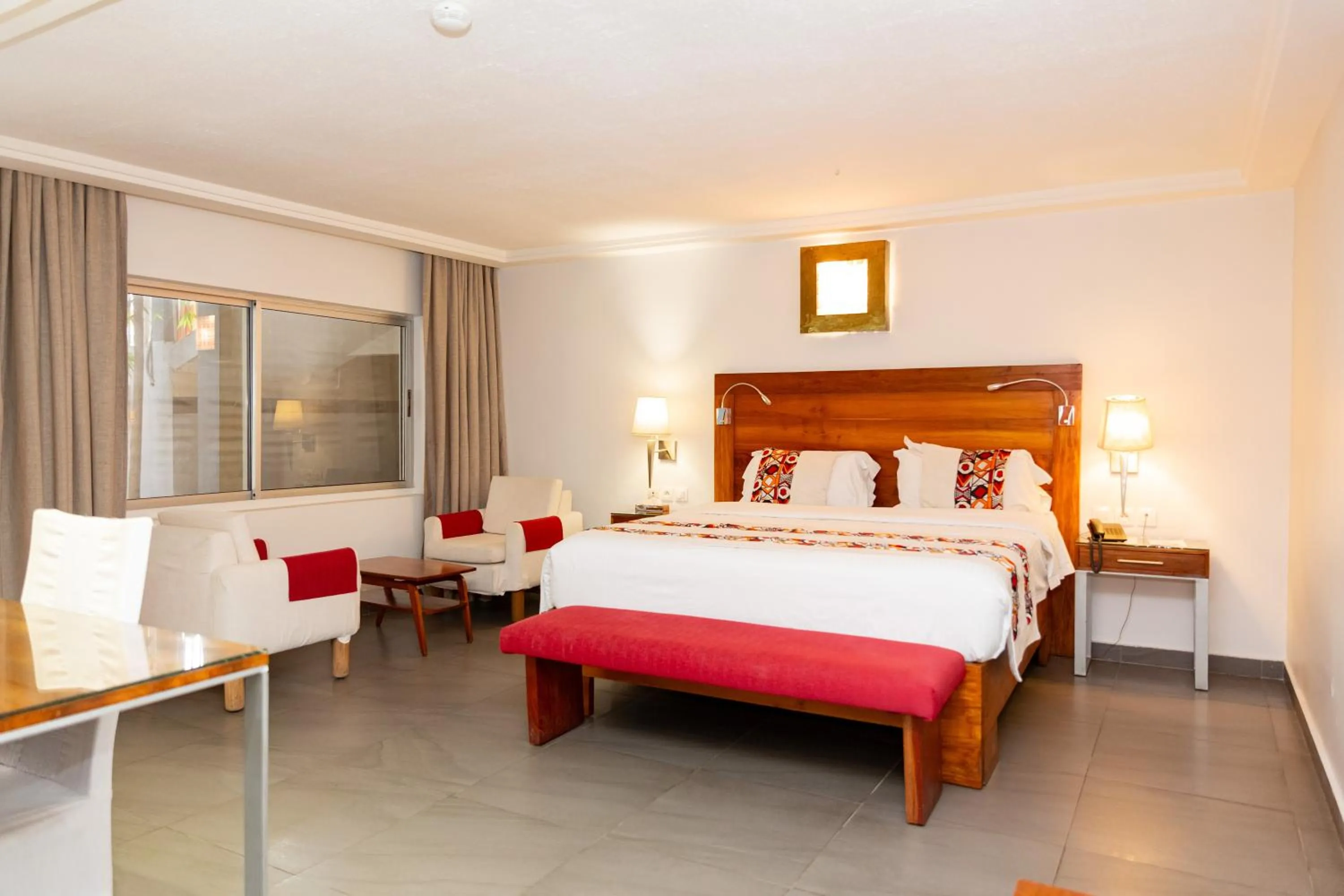 Bed in Hotel Du Lac