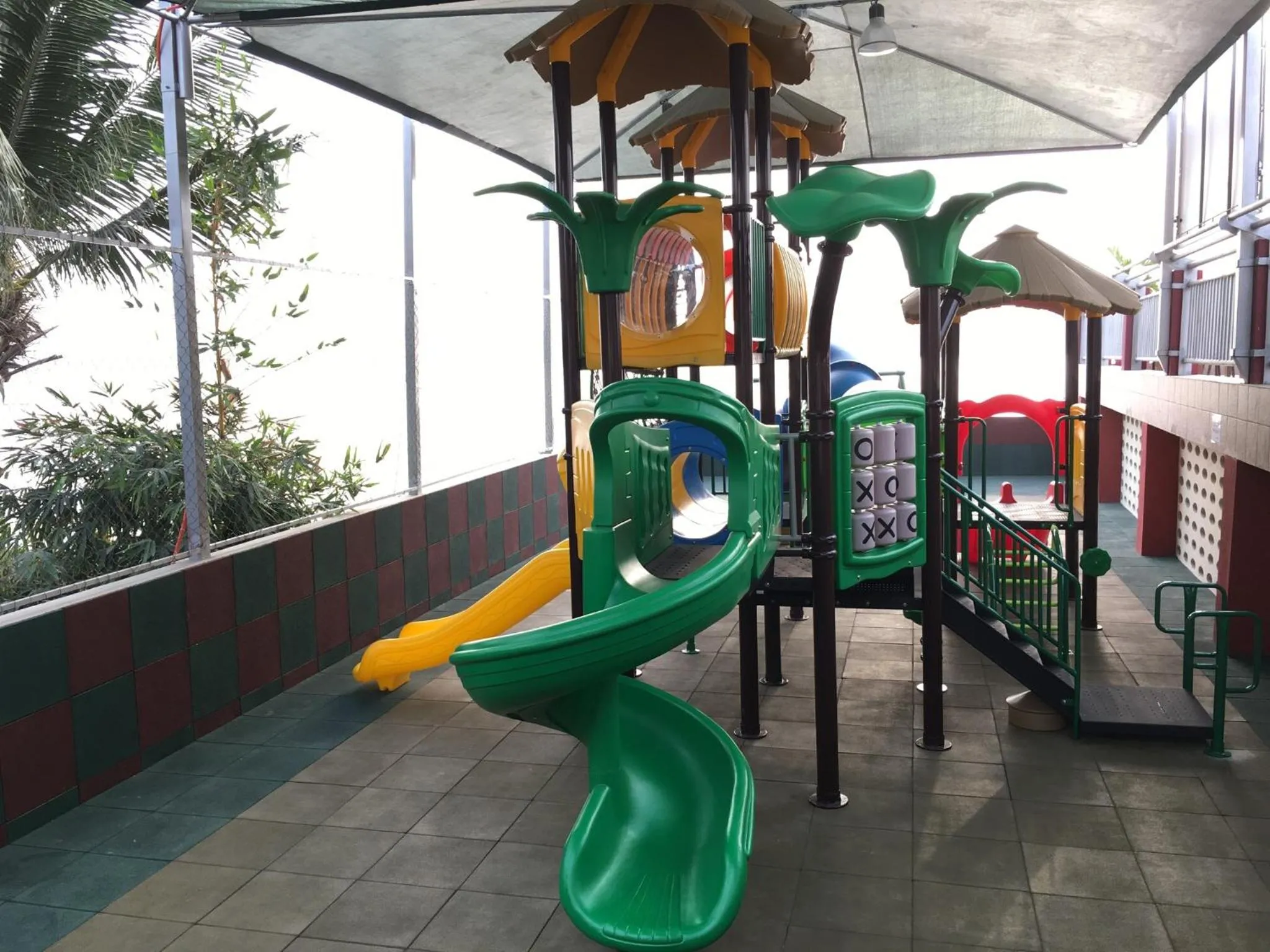 Children play ground in Hotel Du Lac