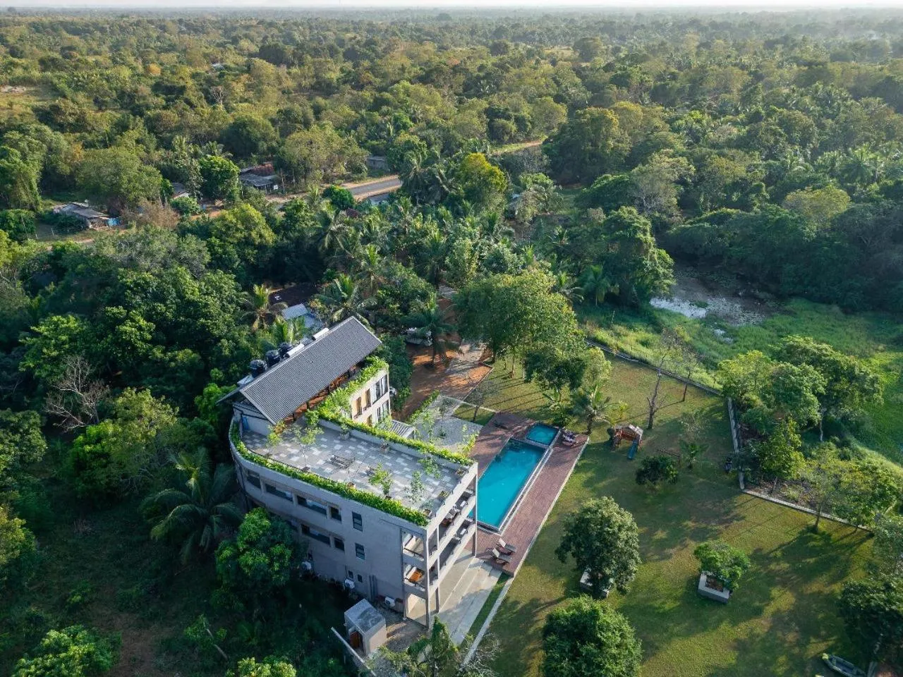 Property building in Thimbiri Wewa Resort Wilpattu