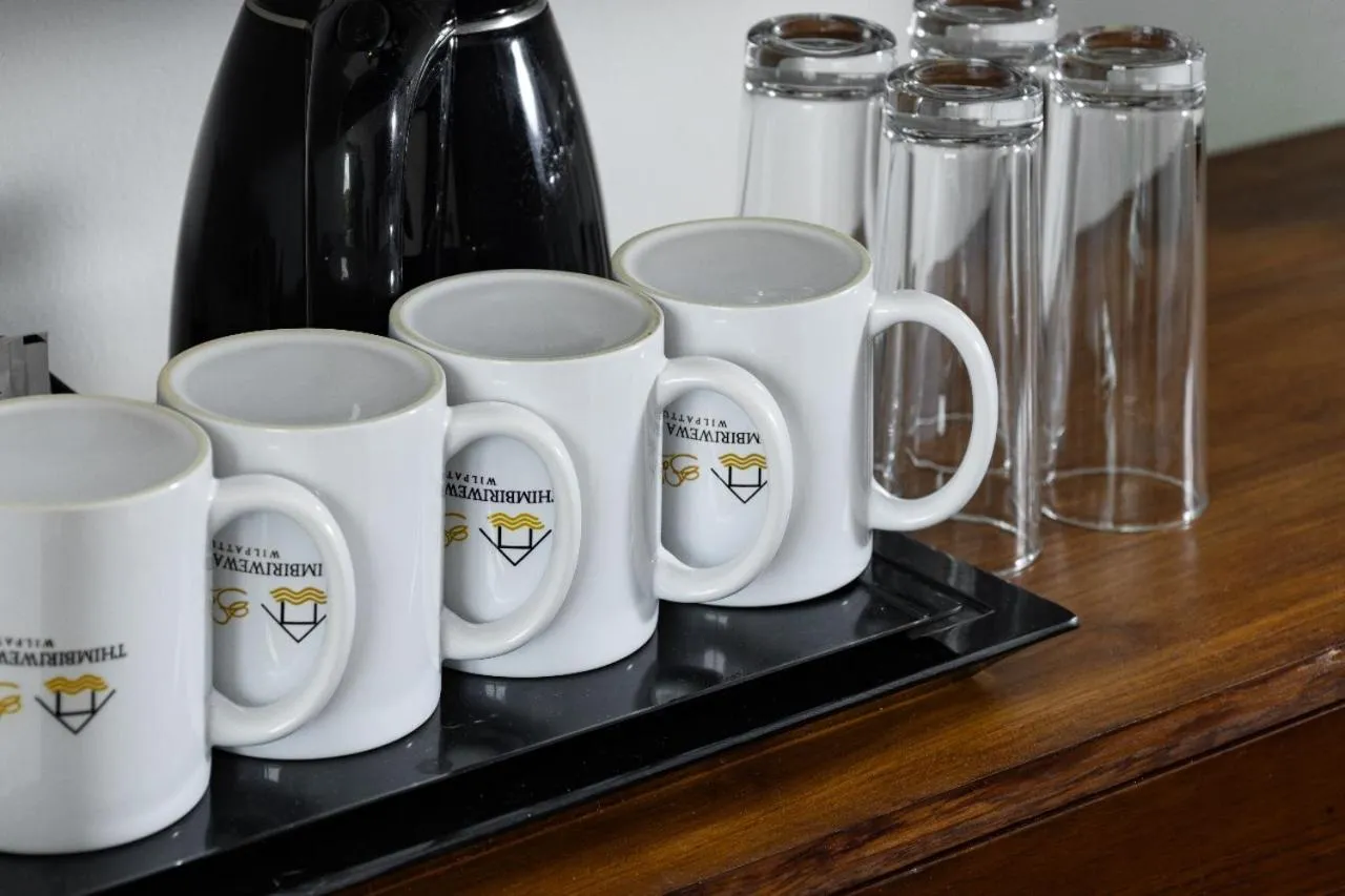 Coffee/tea facilities in Thimbiri Wewa Resort Wilpattu