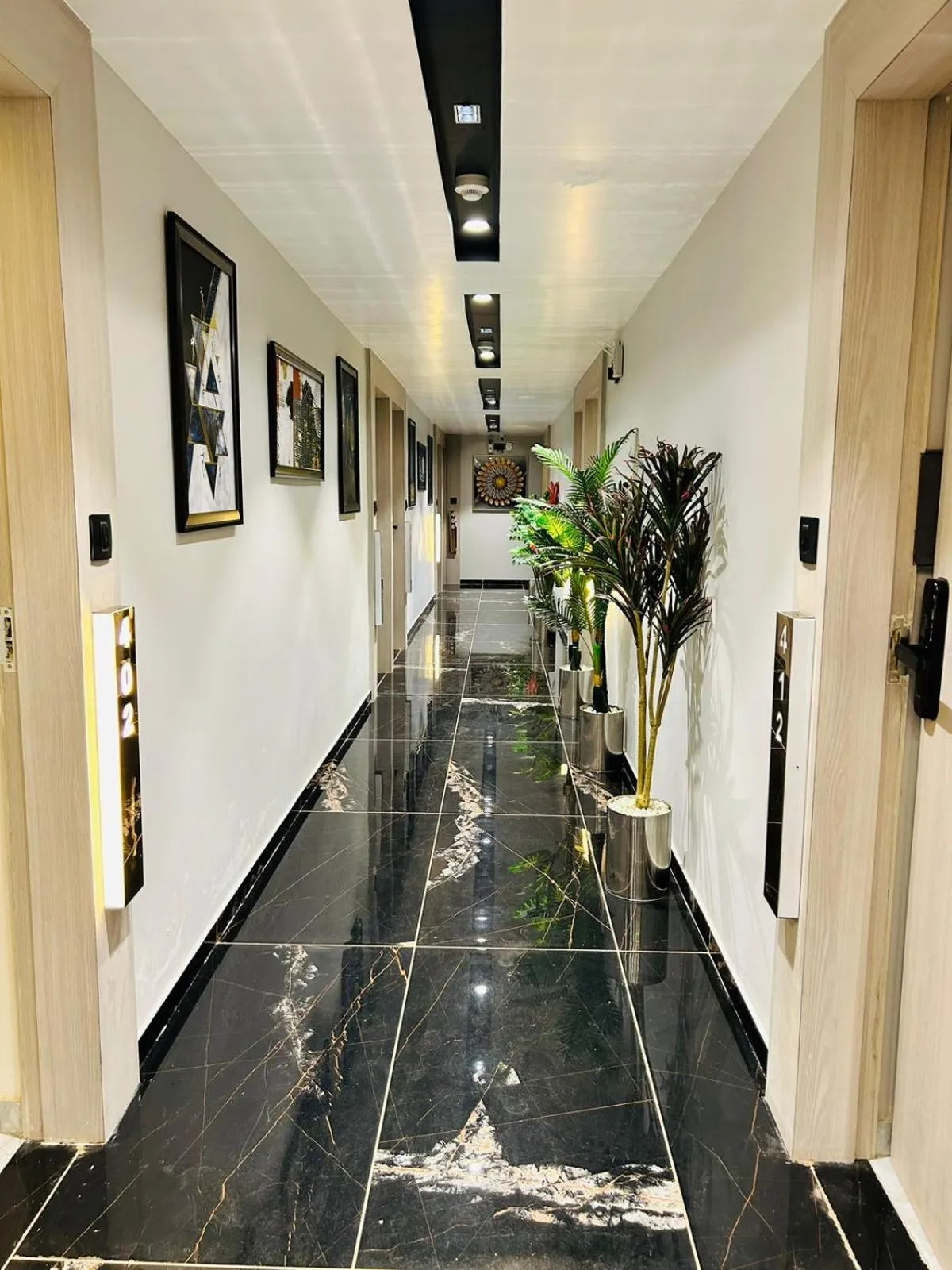 Lobby or reception in Hotel Marigold Naroda