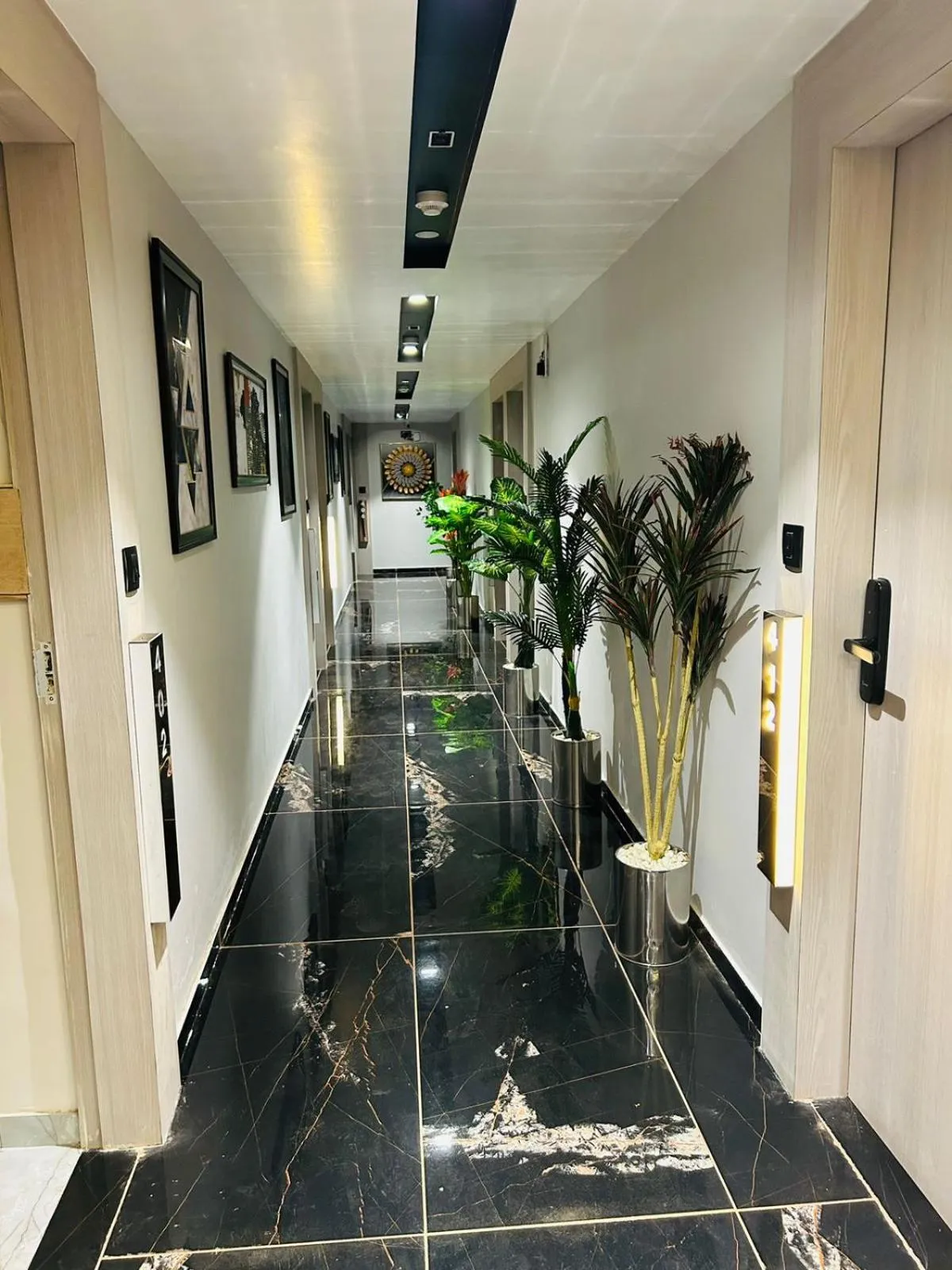 Lobby or reception in Hotel Marigold Naroda