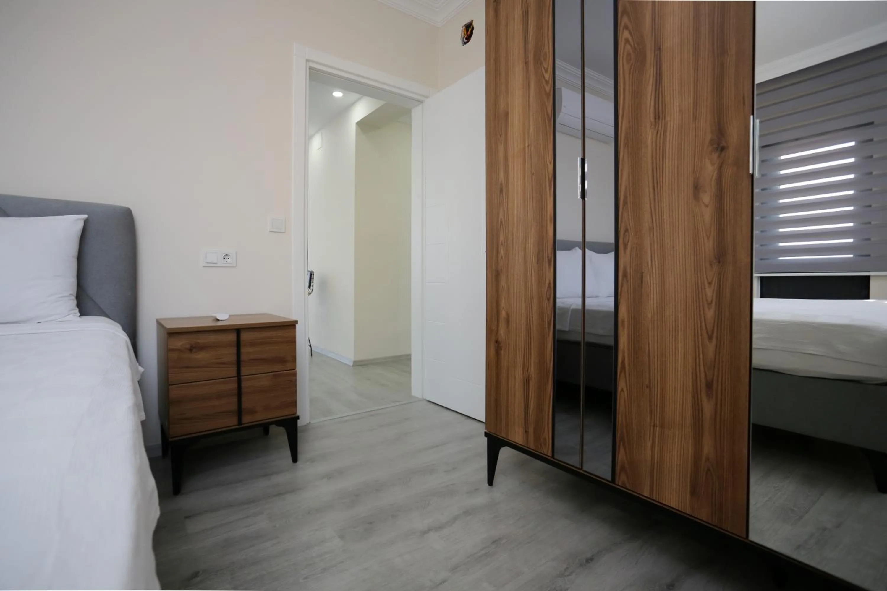 Bed in Bright House Apart