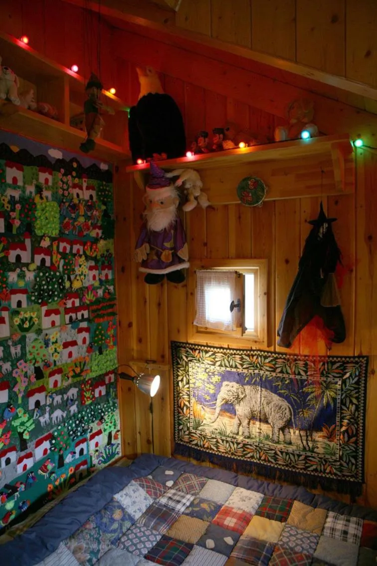 Bedroom in Vasilikia Mountain Farm & Retreat