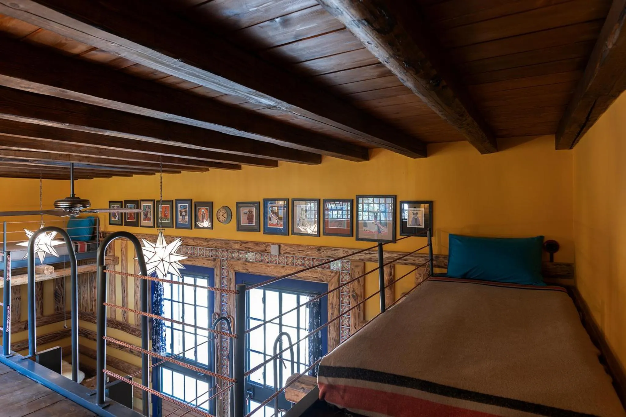 Bed in Vasilikia Mountain Farm & Retreat