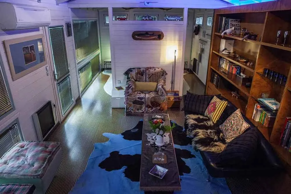 Living room in Vasilikia Mountain Farm & Retreat