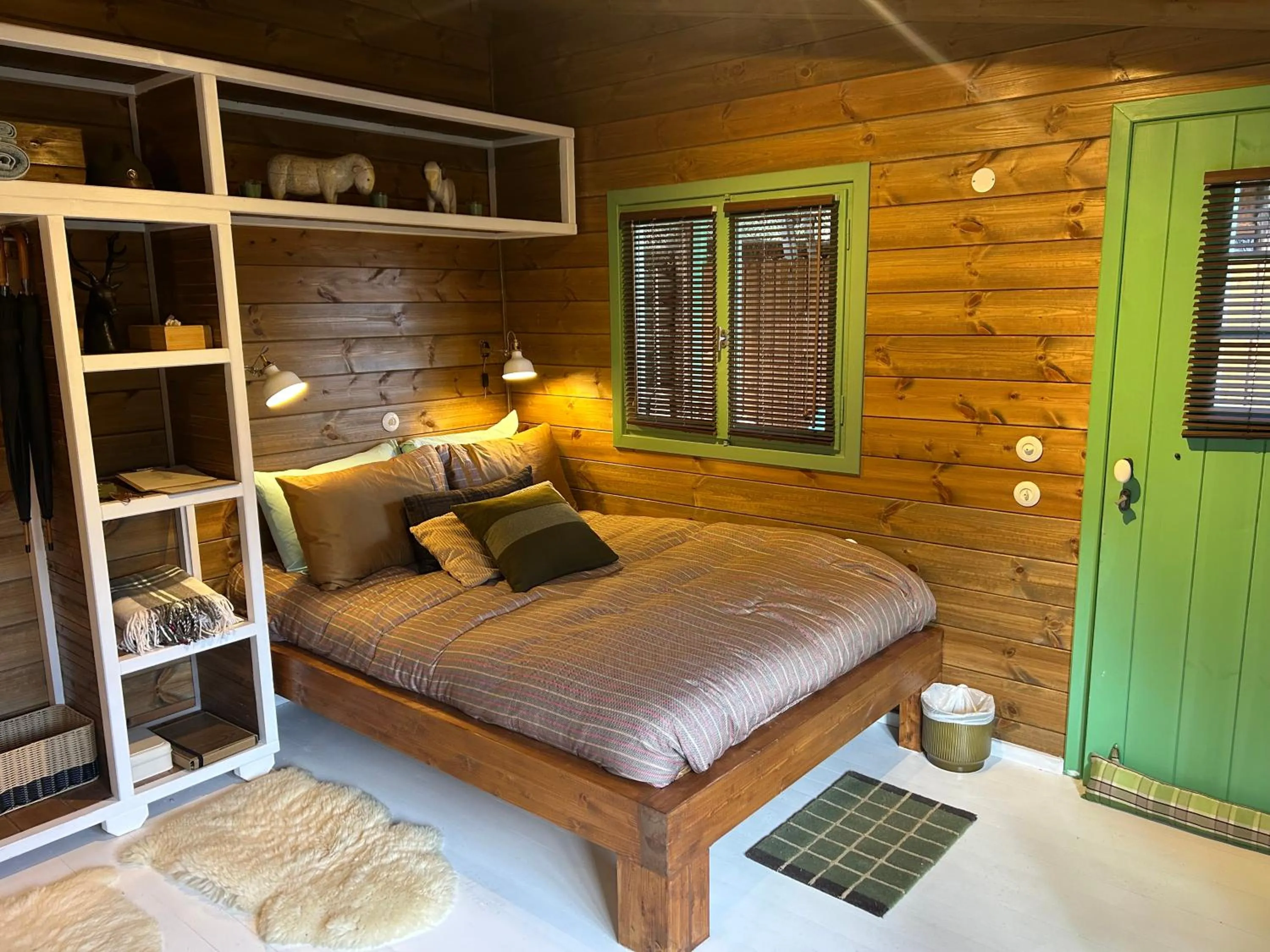Bed in Vasilikia Mountain Farm & Retreat