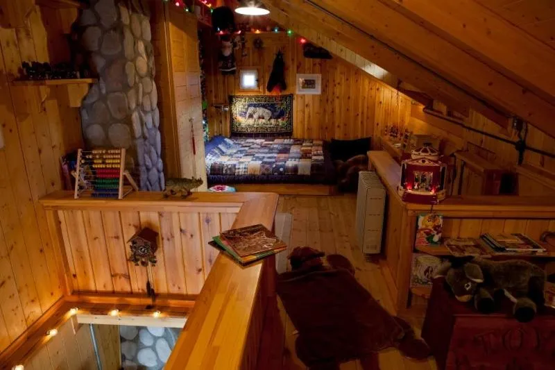 Bedroom in Vasilikia Mountain Farm & Retreat
