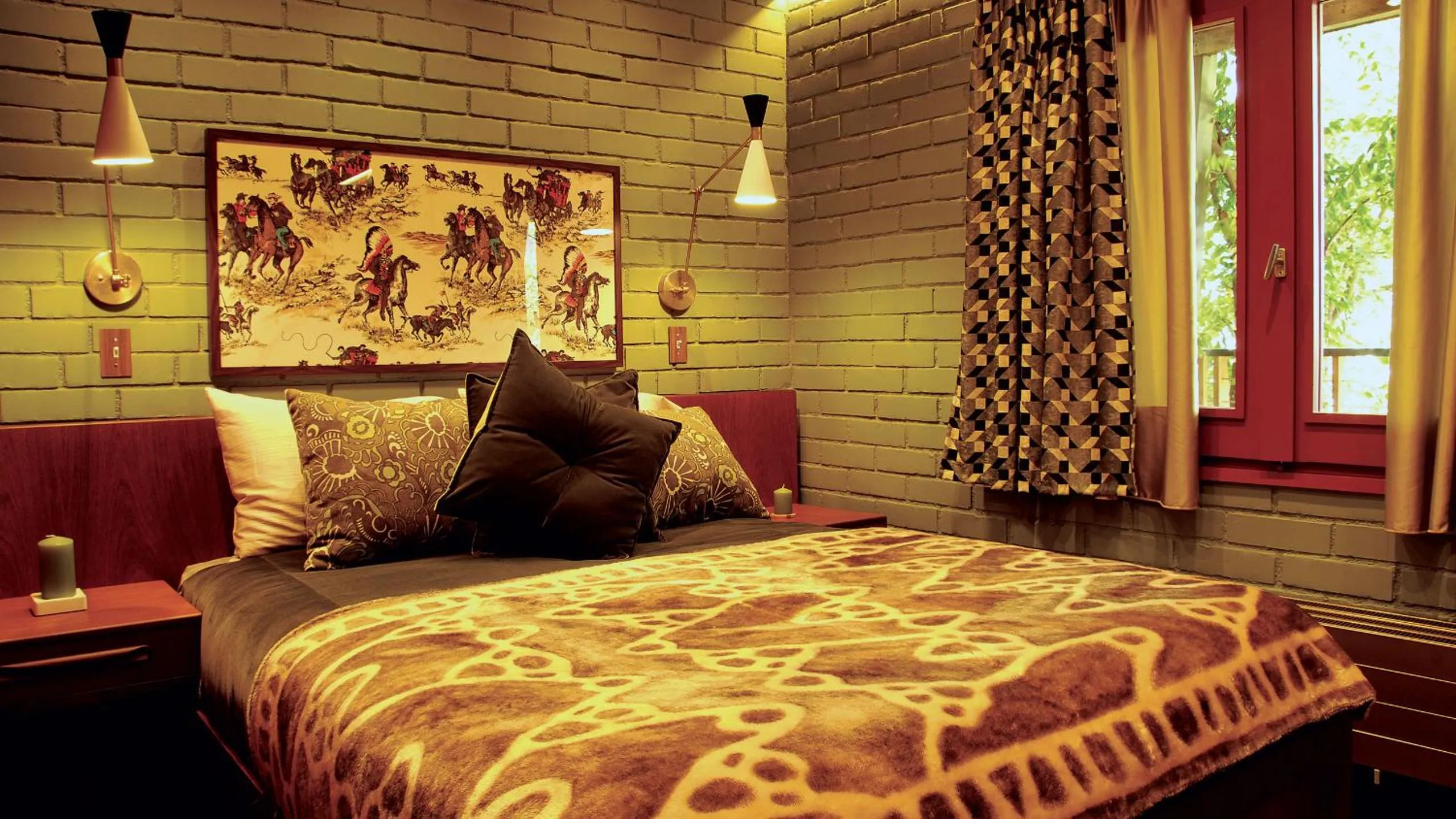 Bed in Vasilikia Mountain Farm & Retreat