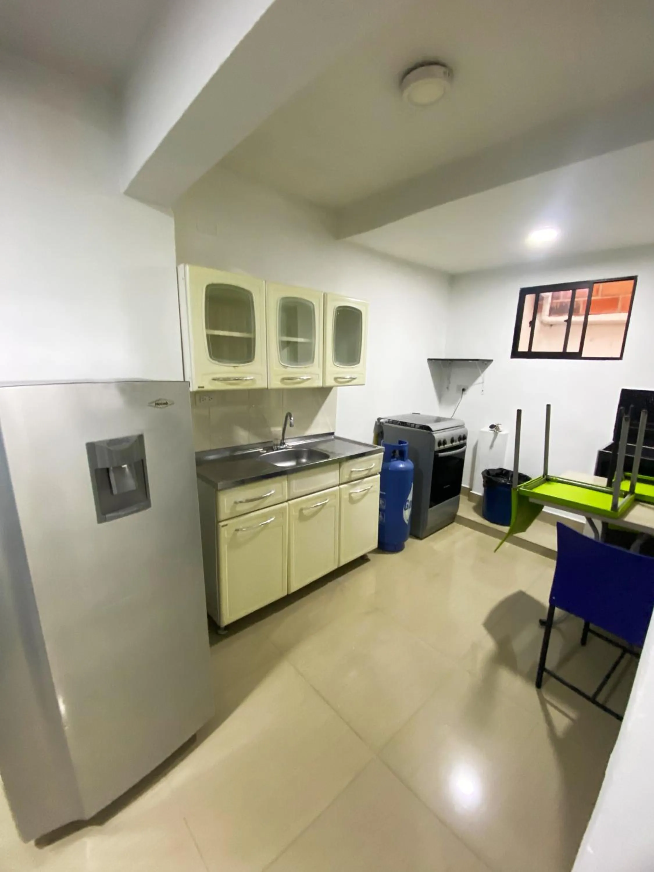 Kitchen or kitchenette in 33 Hotel Bulerias