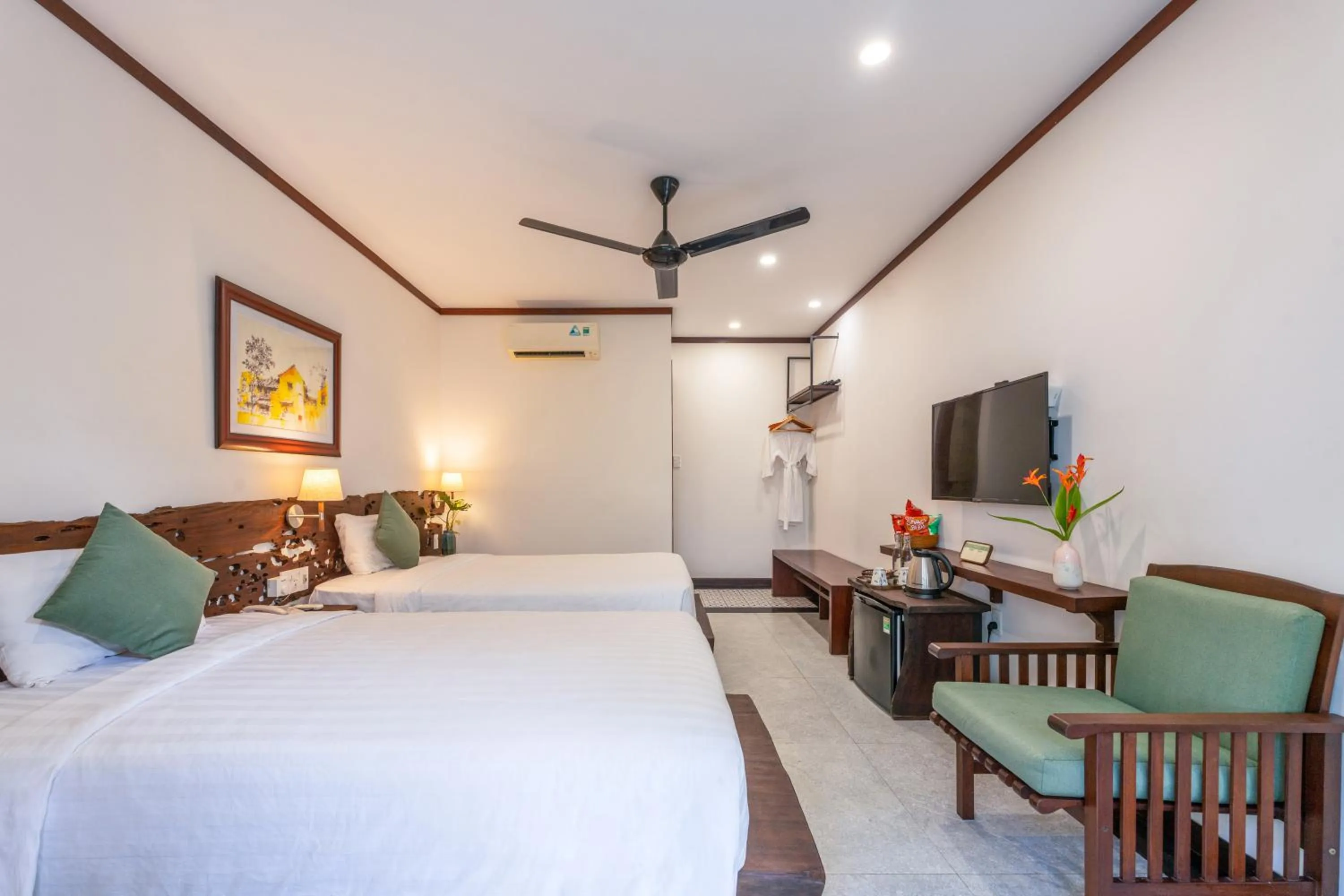 Bed in Mayci Eco Boutique Hotel Hoi An