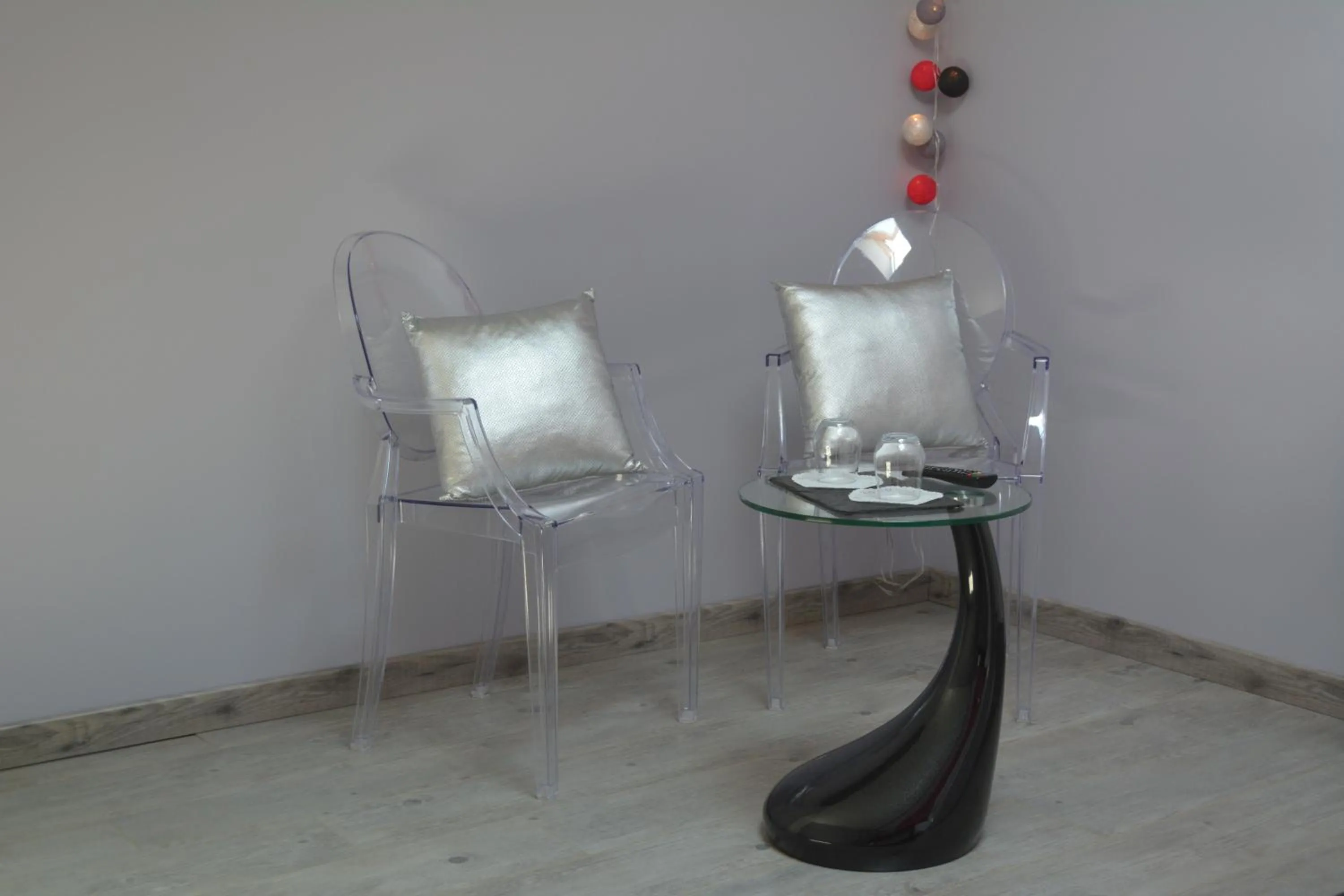 Seating area in Aux 4 Cornes - Chambre d'hôtes