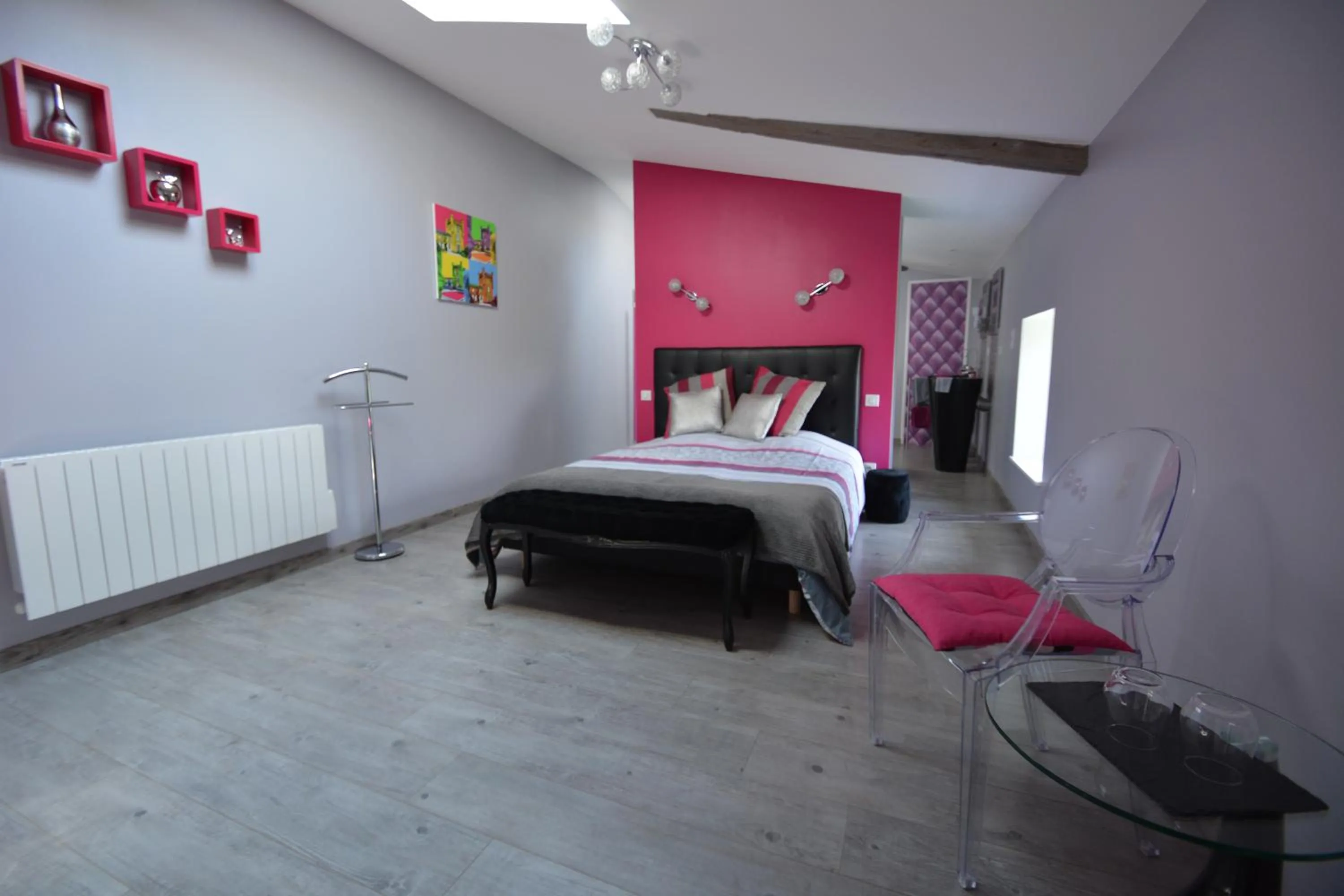 Living room, Bed in Aux 4 Cornes - Chambre d'hôtes