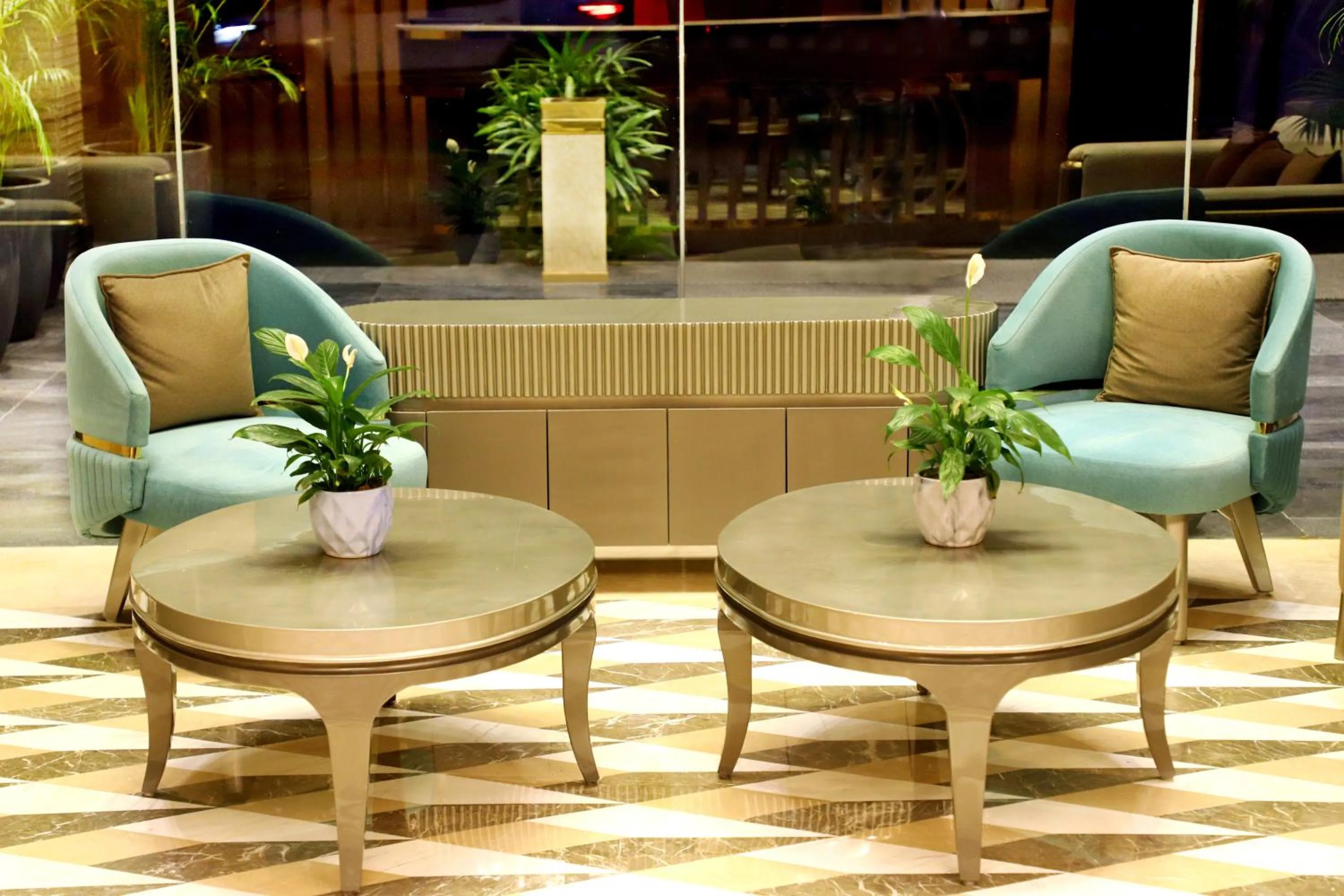 Seating area in BluSalzz Residence Amritsar