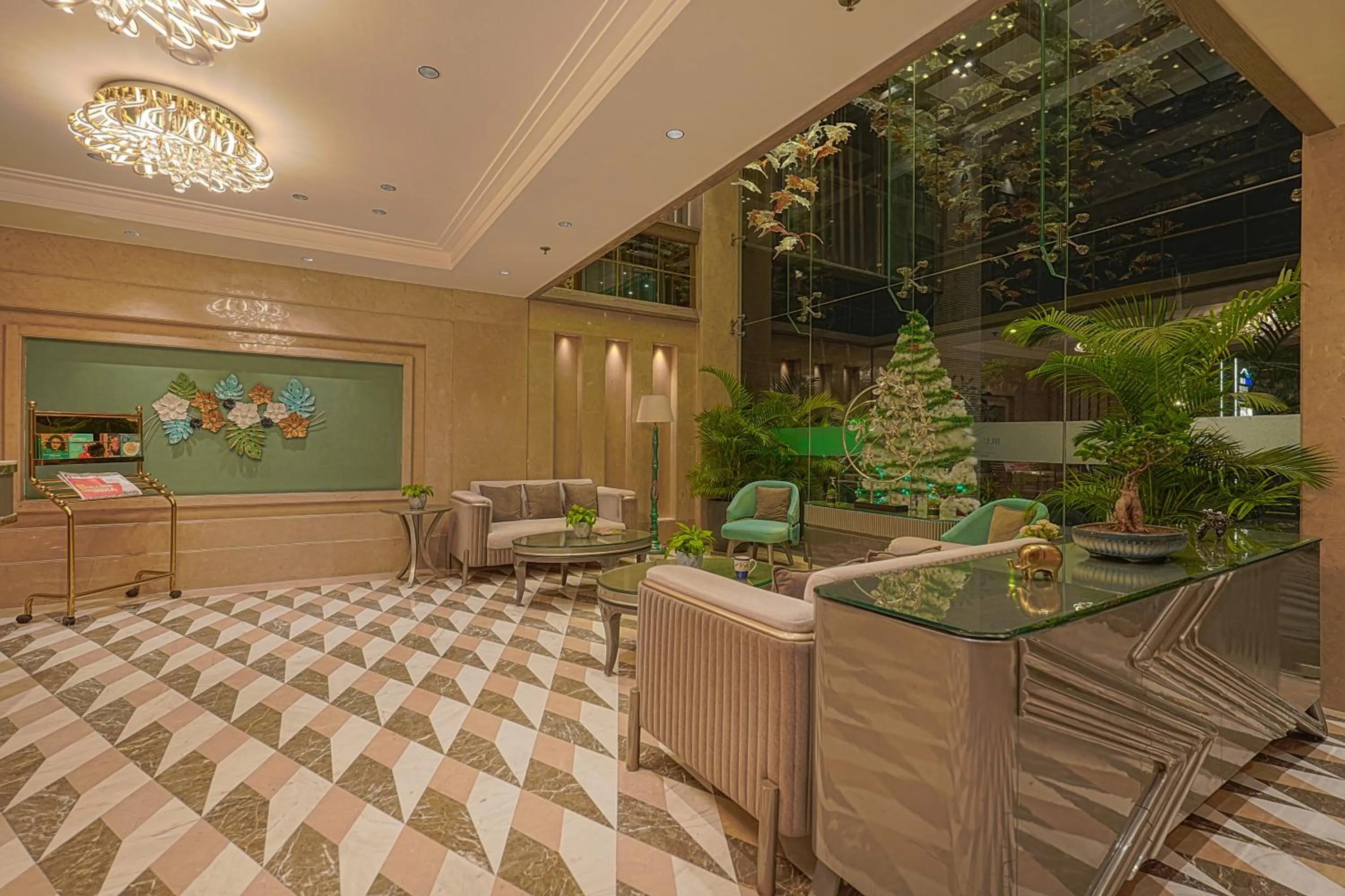 Living room in BluSalzz Residence Amritsar