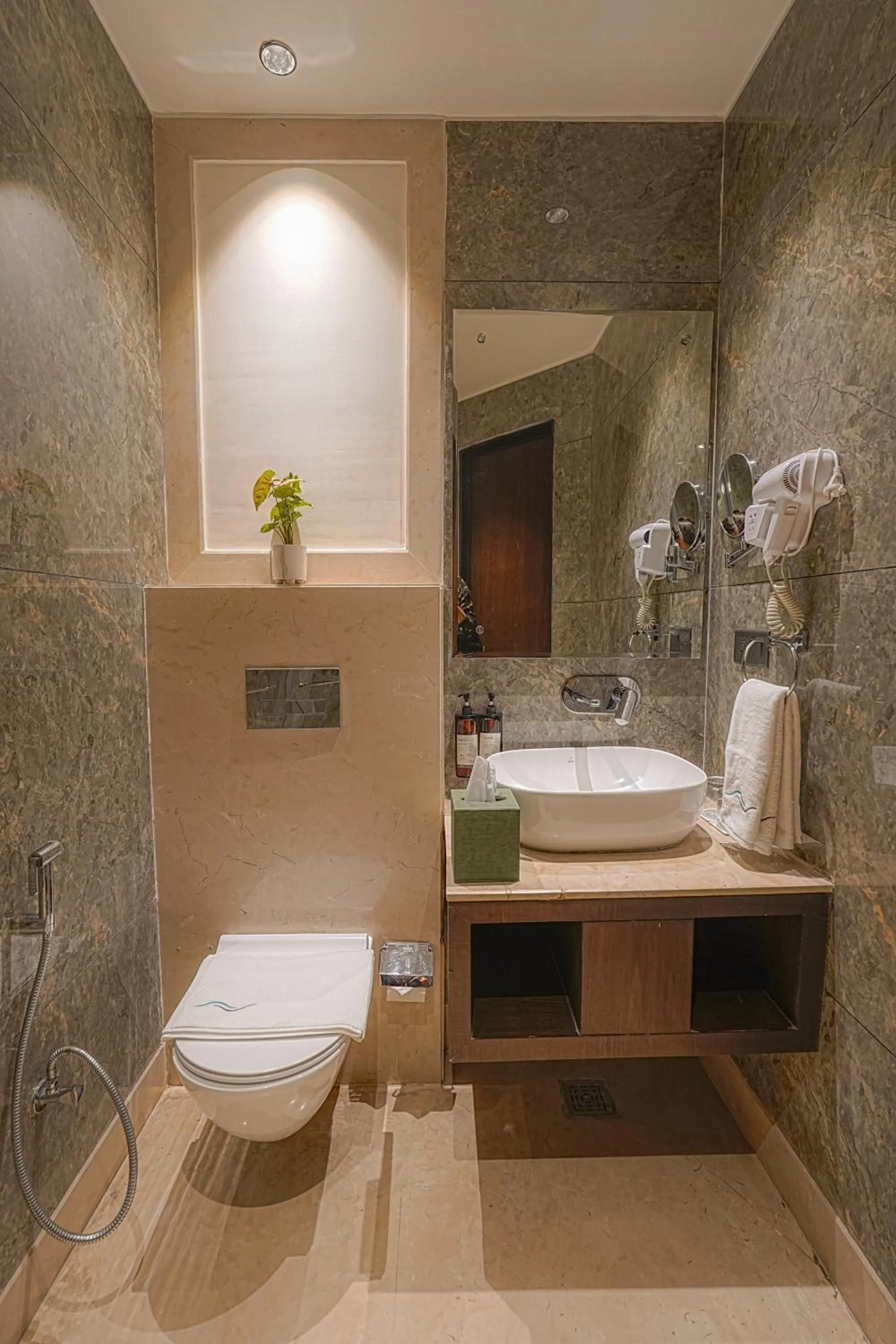 Shower in BluSalzz Residence Amritsar