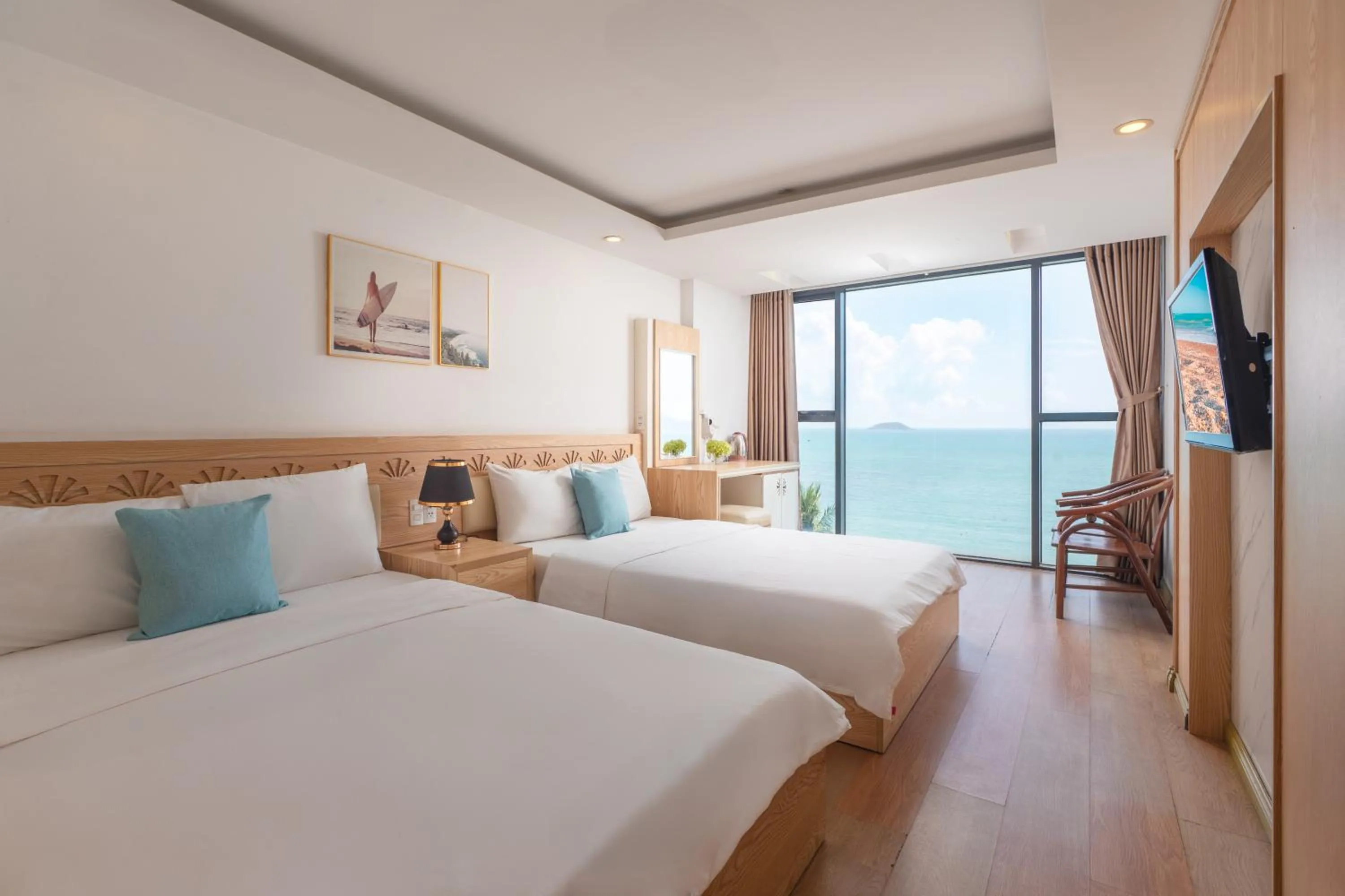 Bed in Nang Vang Hotel Nha Trang