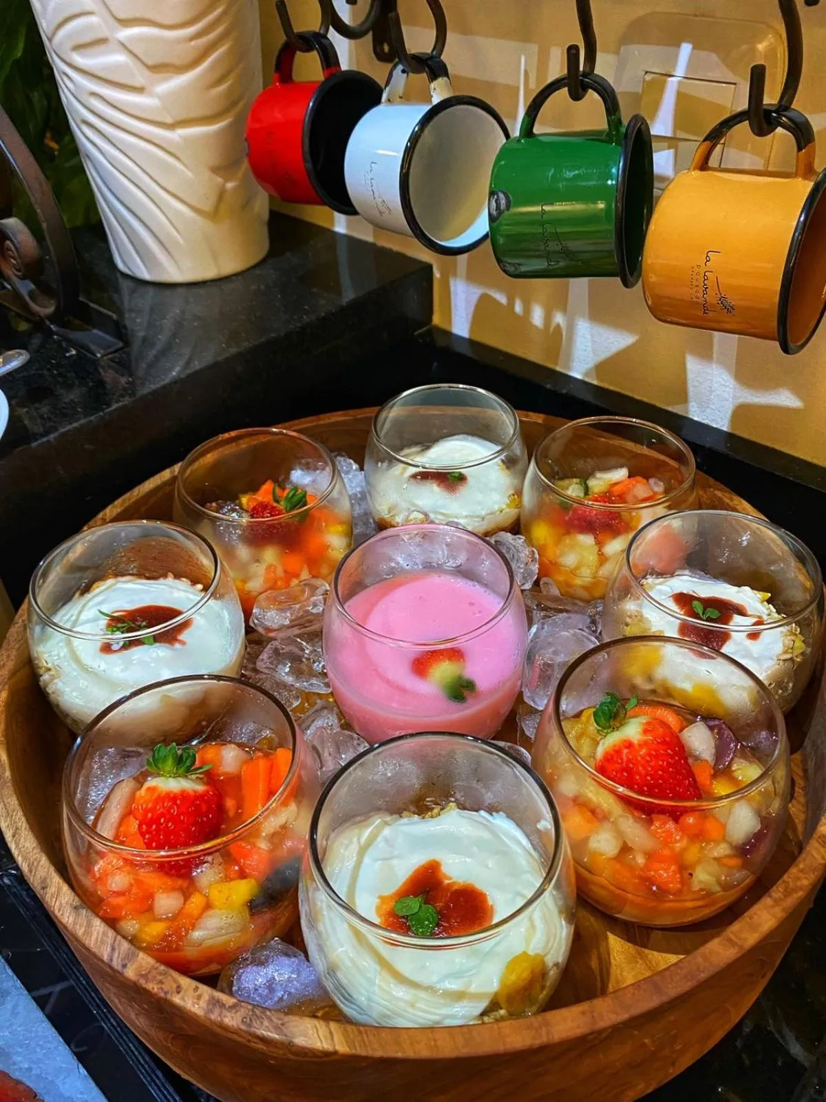 Breakfast in Pousada La Lavande