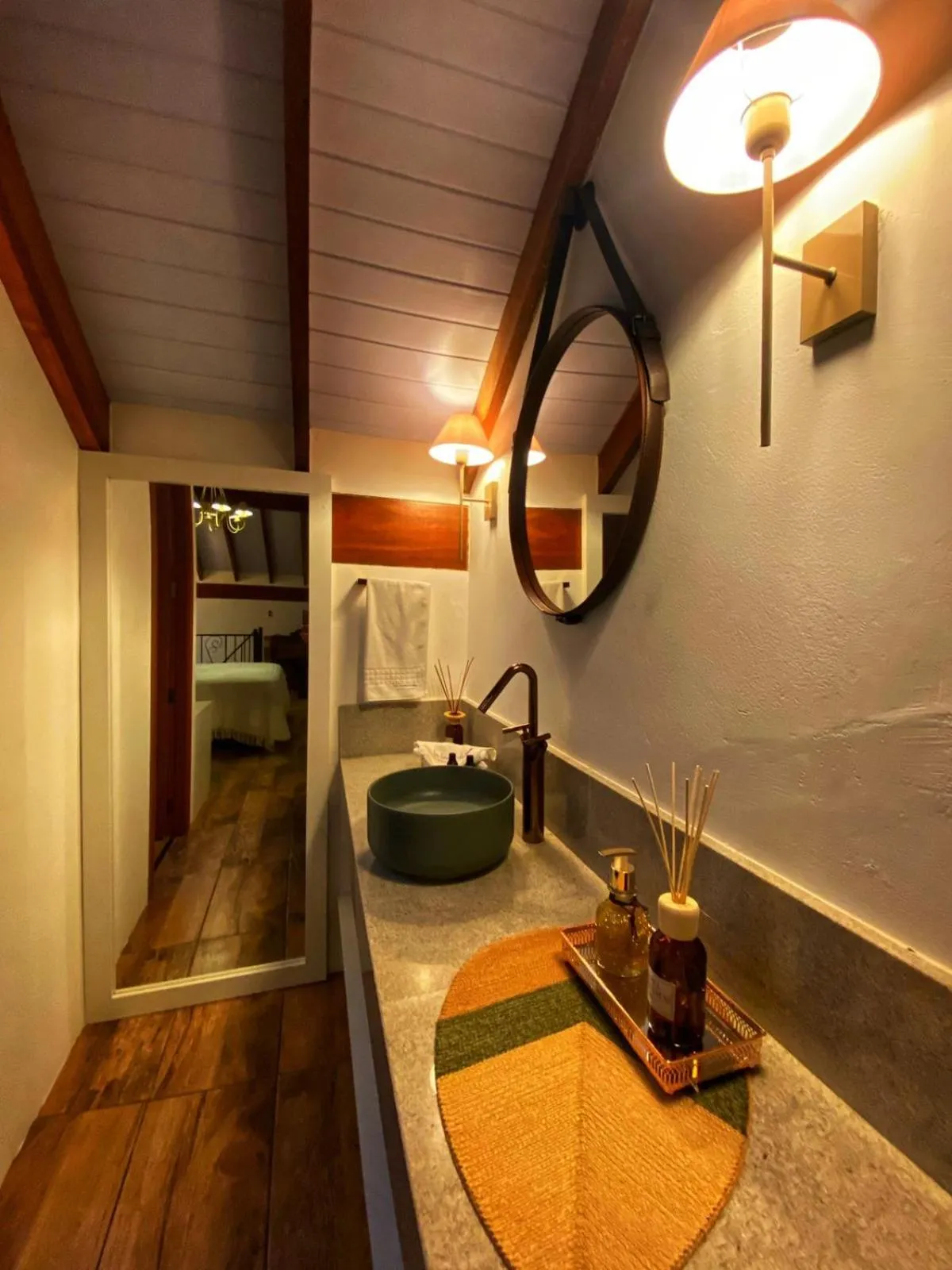 Bathroom in Pousada La Lavande