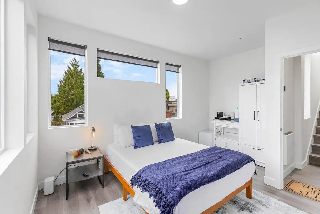 Bed in The Sweet Suite in the North