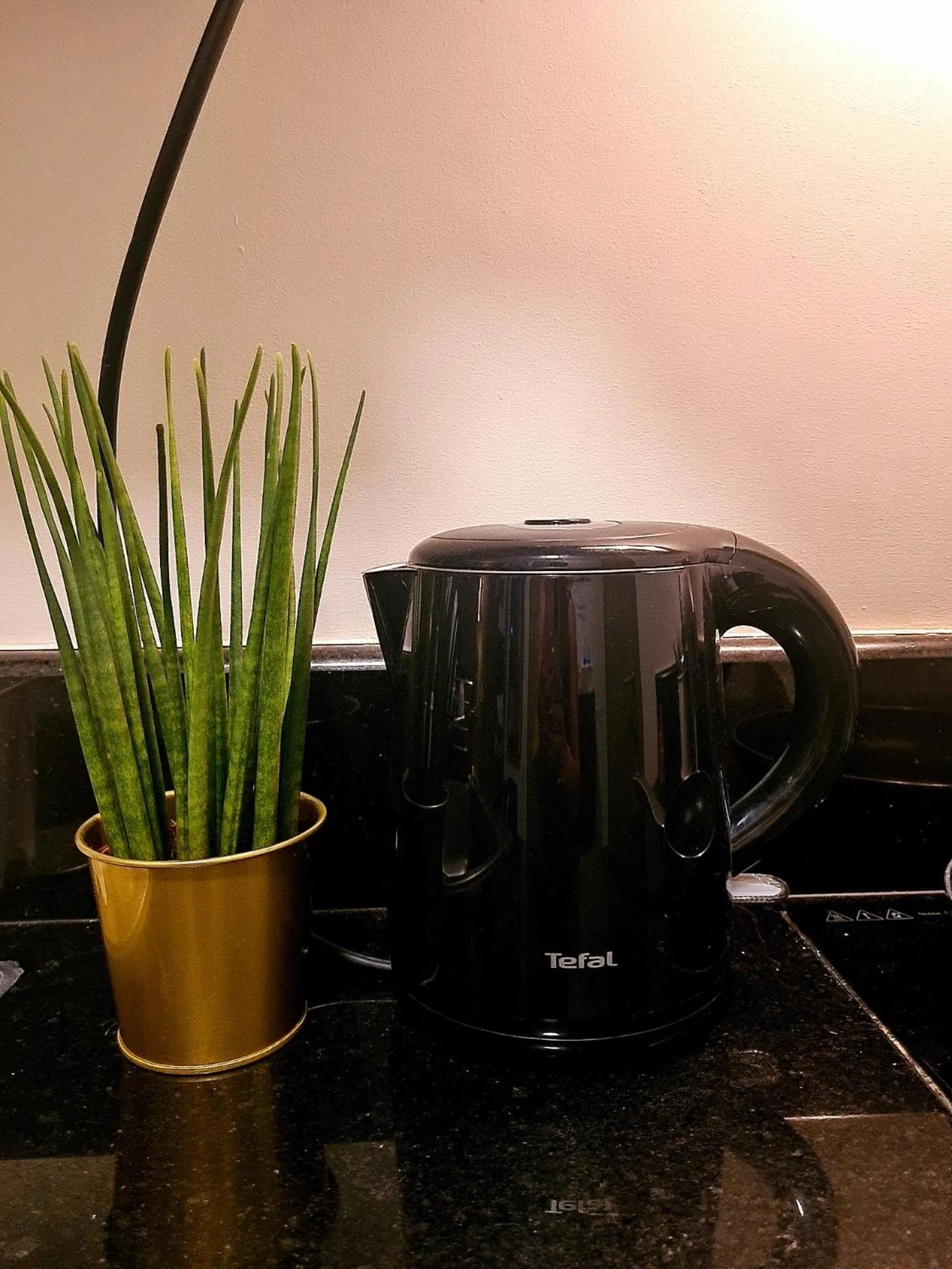 Coffee/tea facilities in Cozy Penthouse 2BR Suite w Balcony - Amazing Manila Bay View and City Skyline near MOA