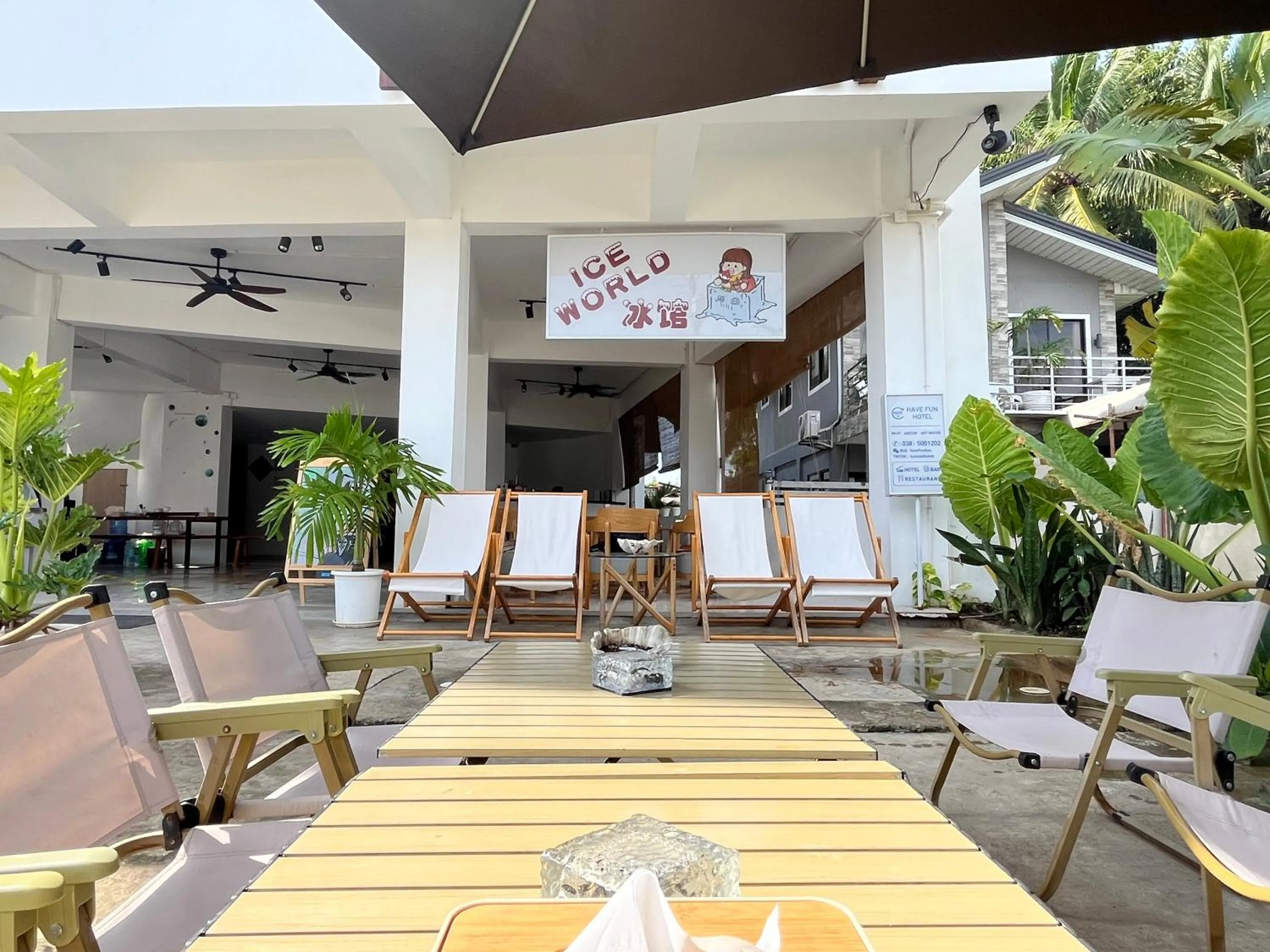 Property building in Fun Hotel