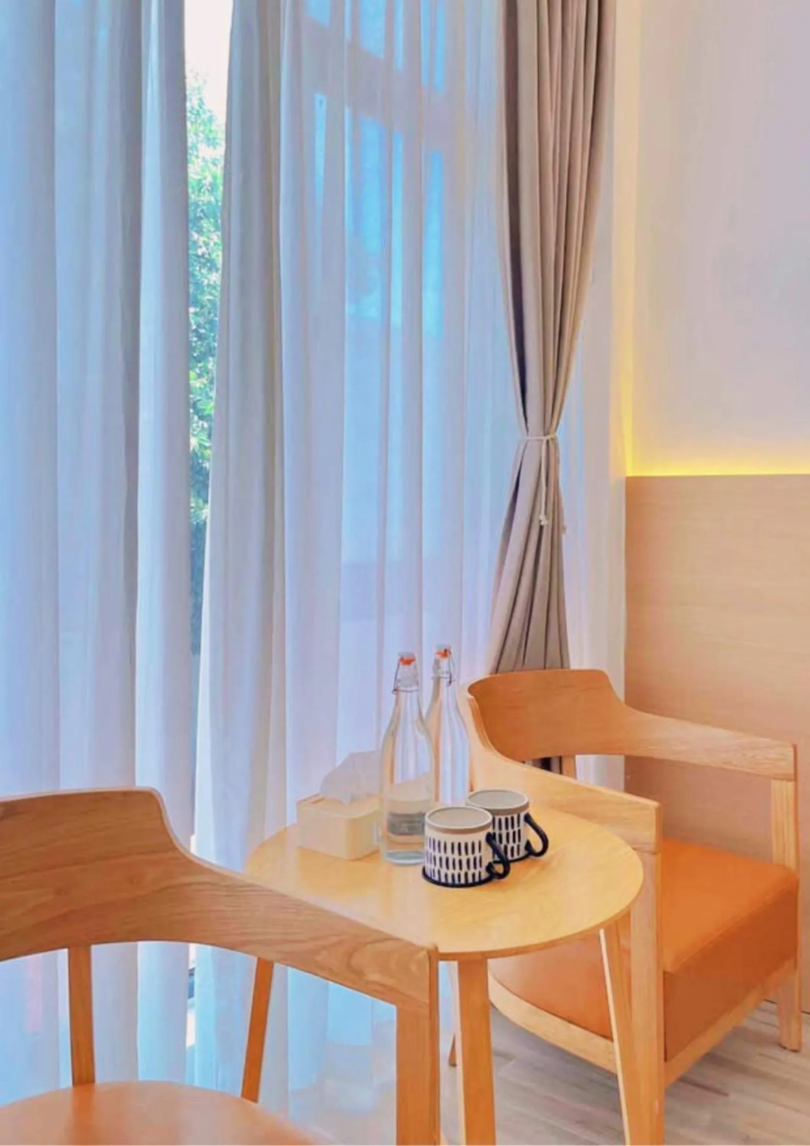 Seating area in Fun Hotel