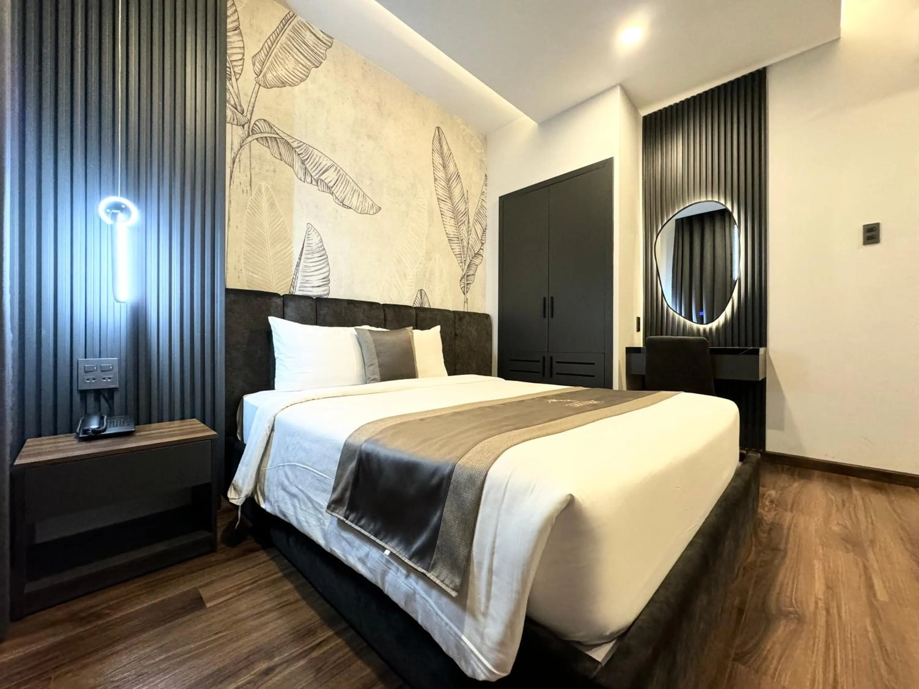 Bed in LION 10 HOTEL