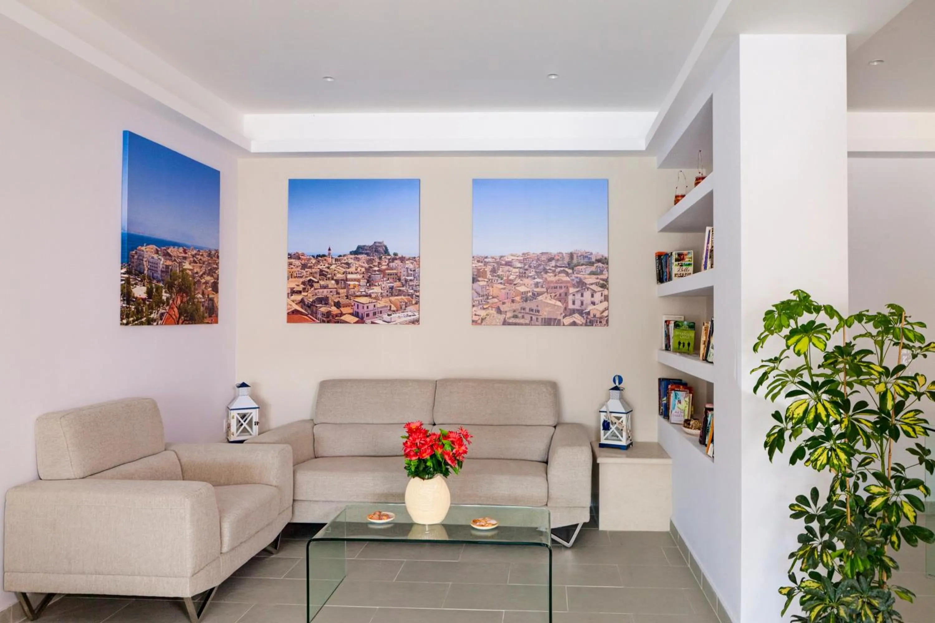 Library in Melina Bay Boutique Hotel