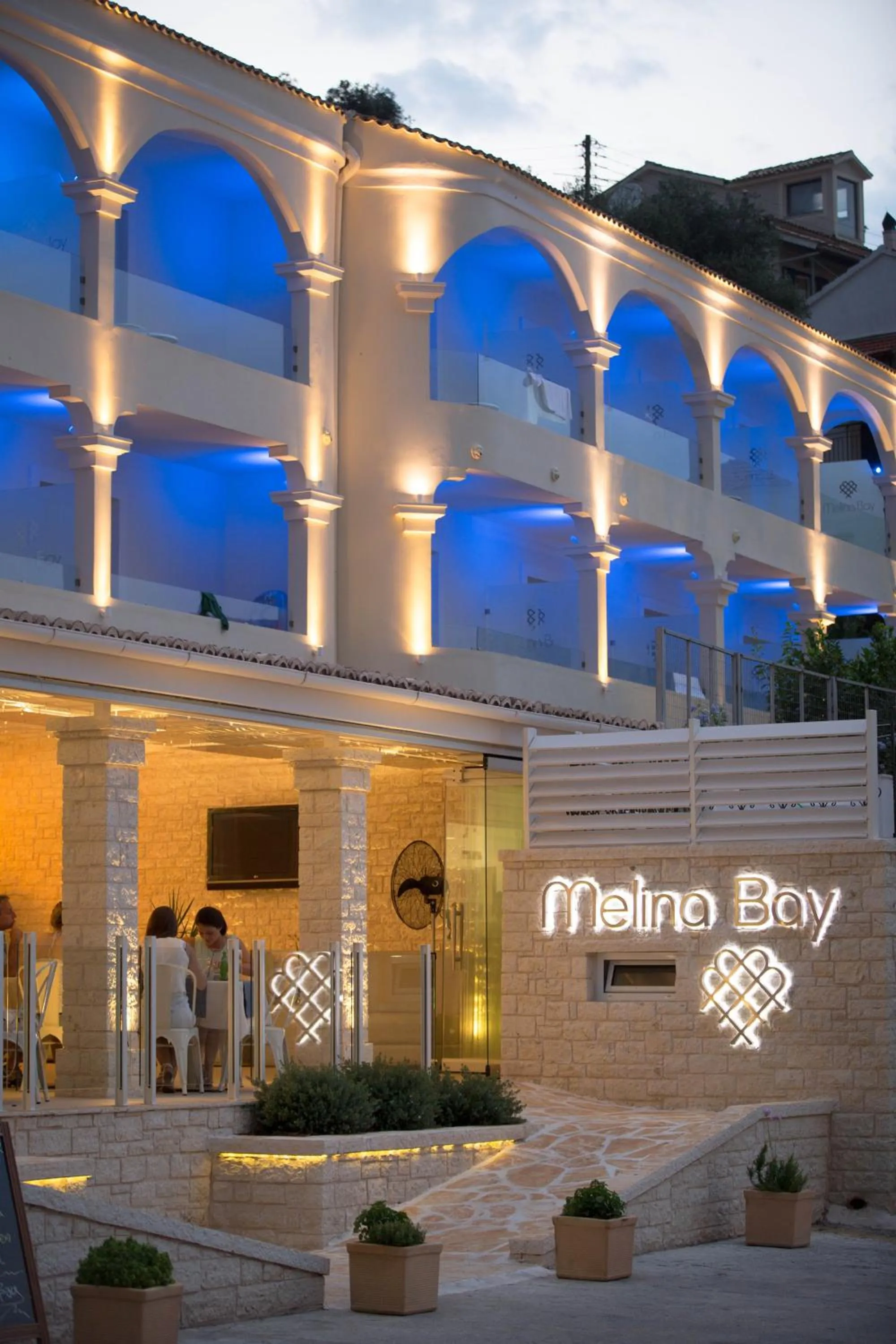 Facade/entrance in Melina Bay Boutique Hotel