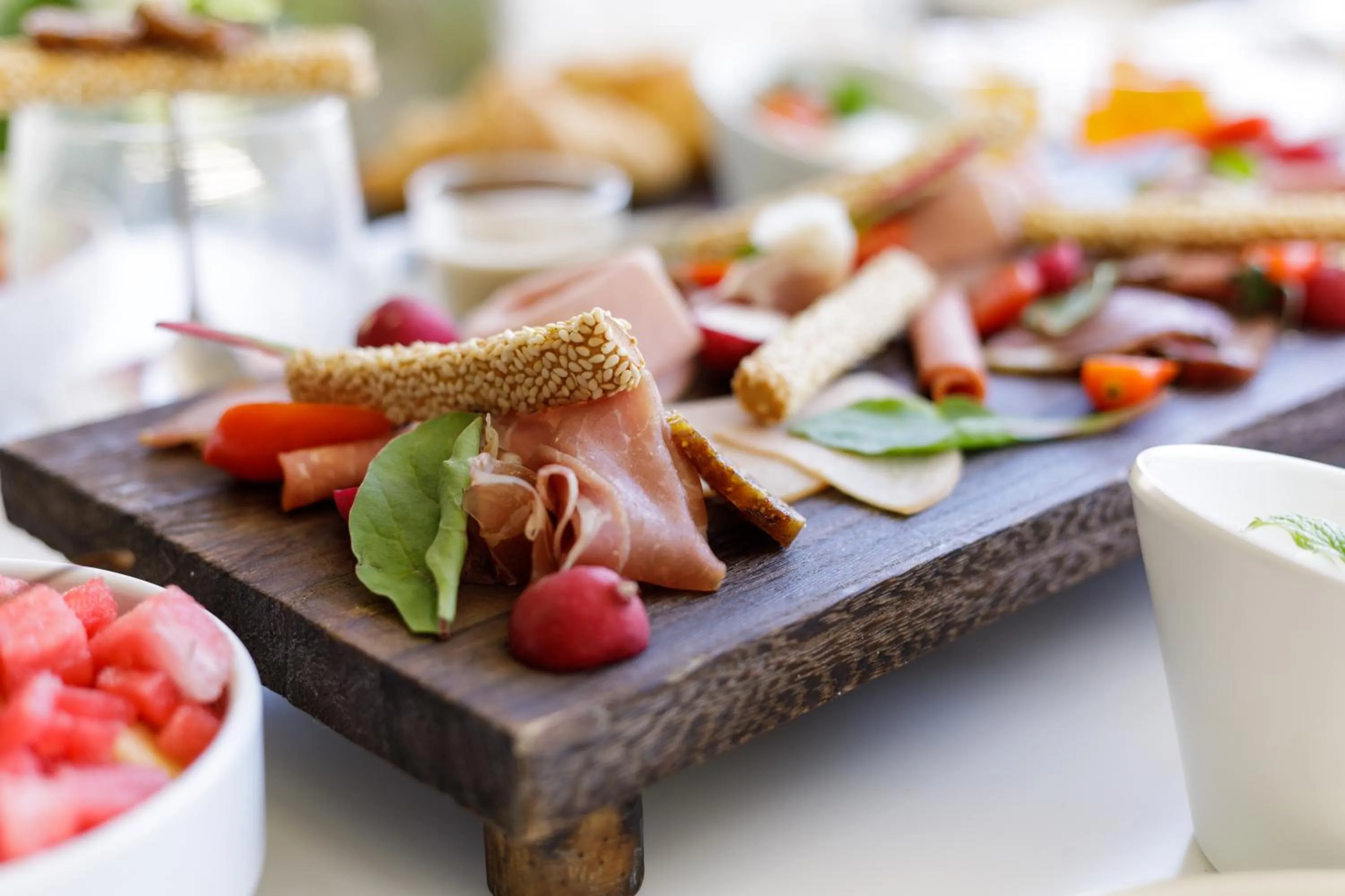 Buffet breakfast in Melina Bay Boutique Hotel