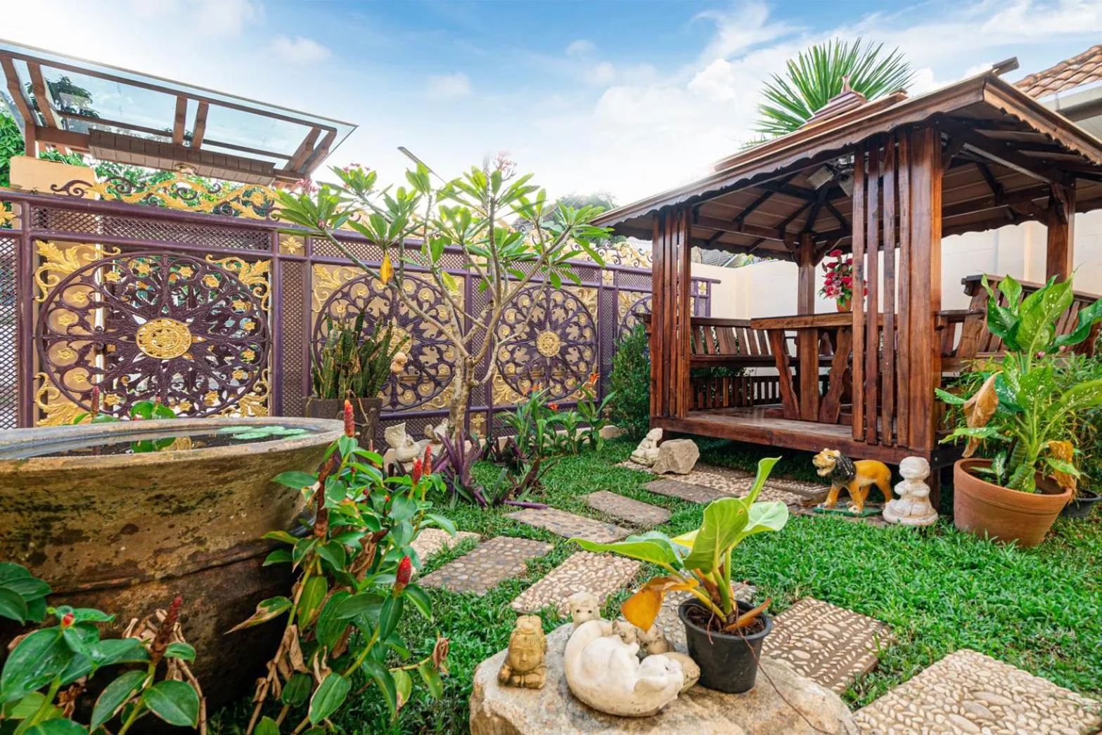 Patio in Orchid Pool Villa Phuket - SHA Extra Plus & Warm pool