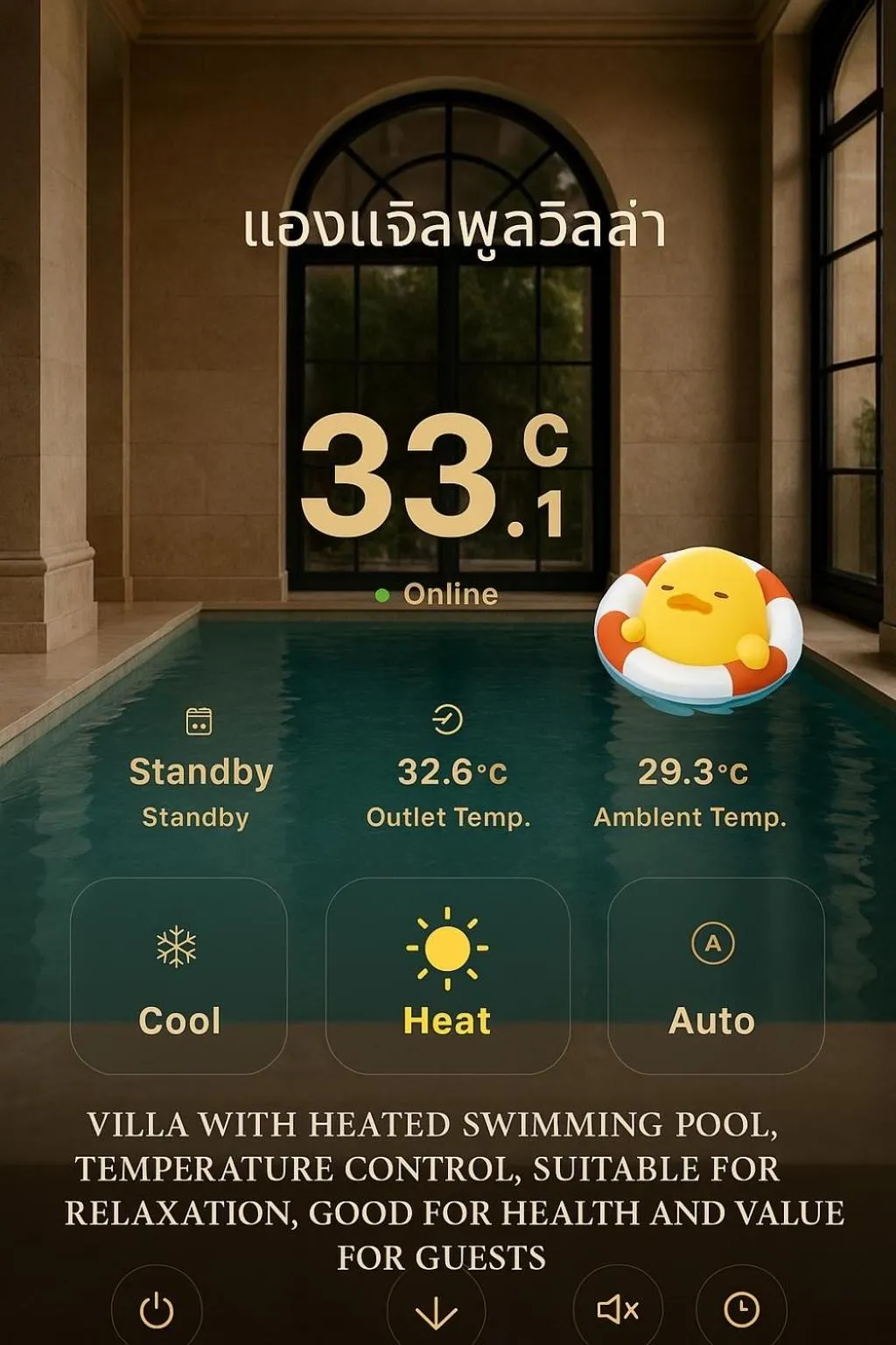 Swimming pool in Orchid Pool Villa Phuket - SHA Extra Plus & Warm pool