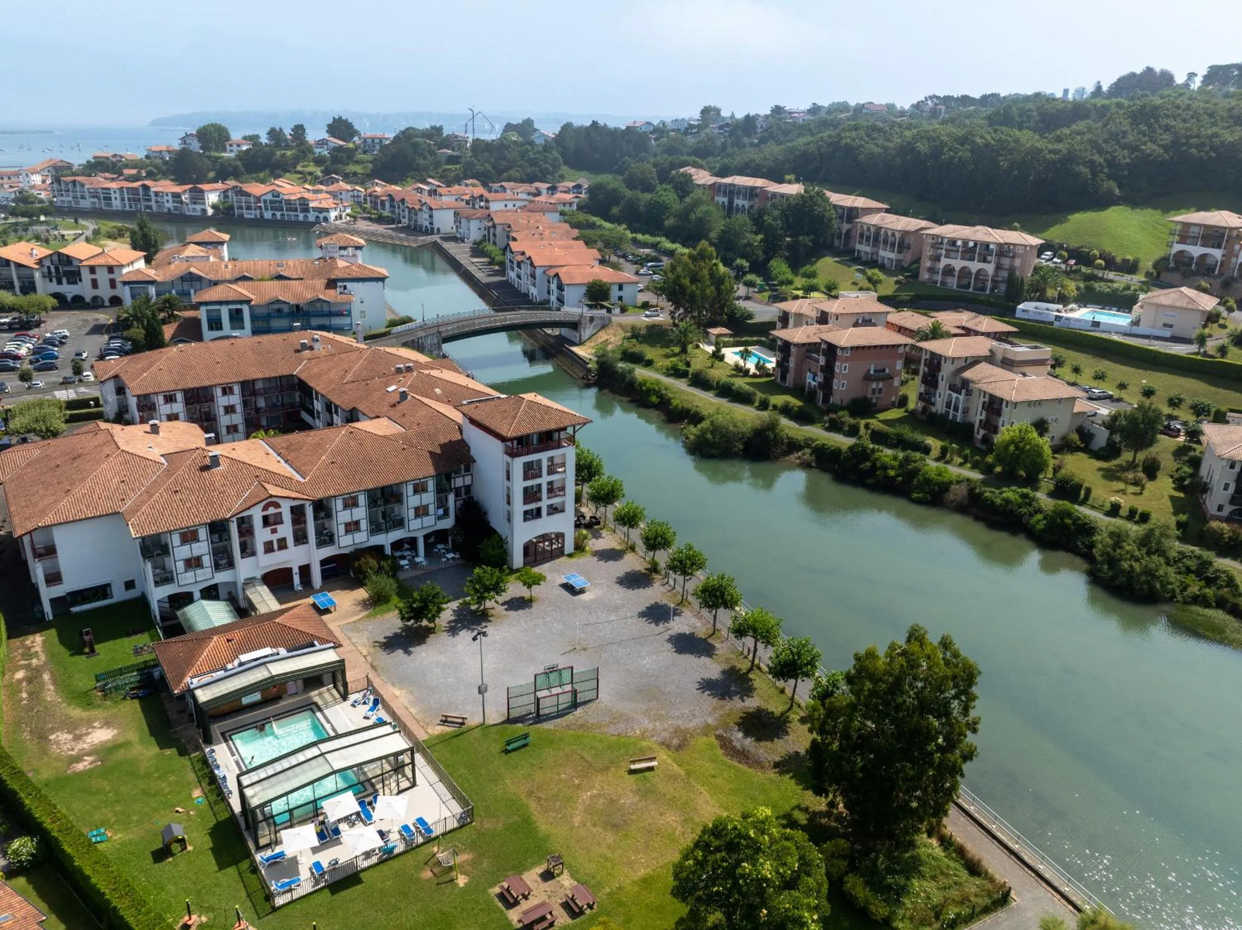 Bird's eye view in VVF Urrugne Saint-Jean-de-Luz Côte Basque